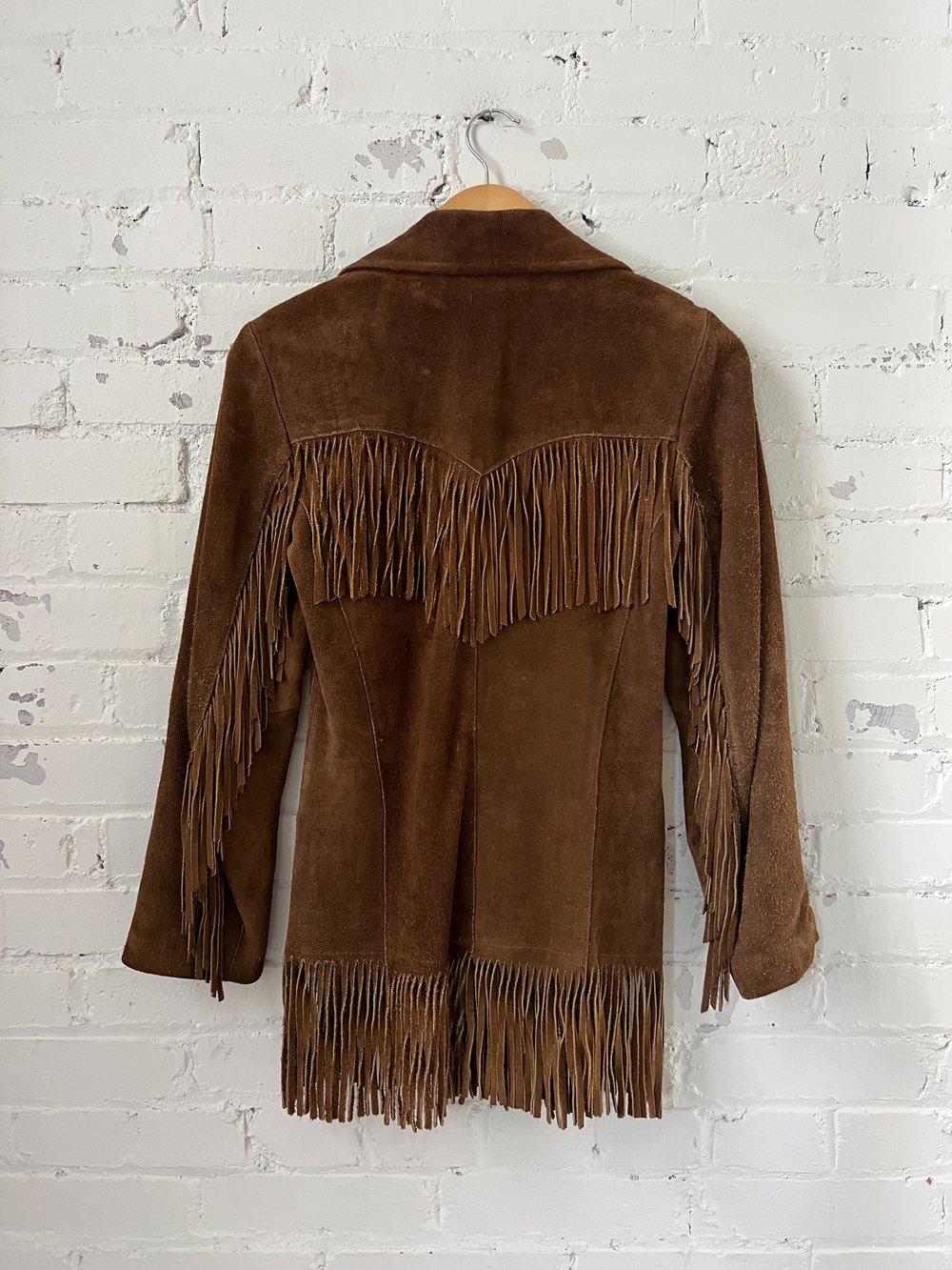 70s Suede Fringe Jacket, XS — May's Place: Be Green. Buy 70s Suede Fringe Jacket, XS — May's Place: Be Green. Buy