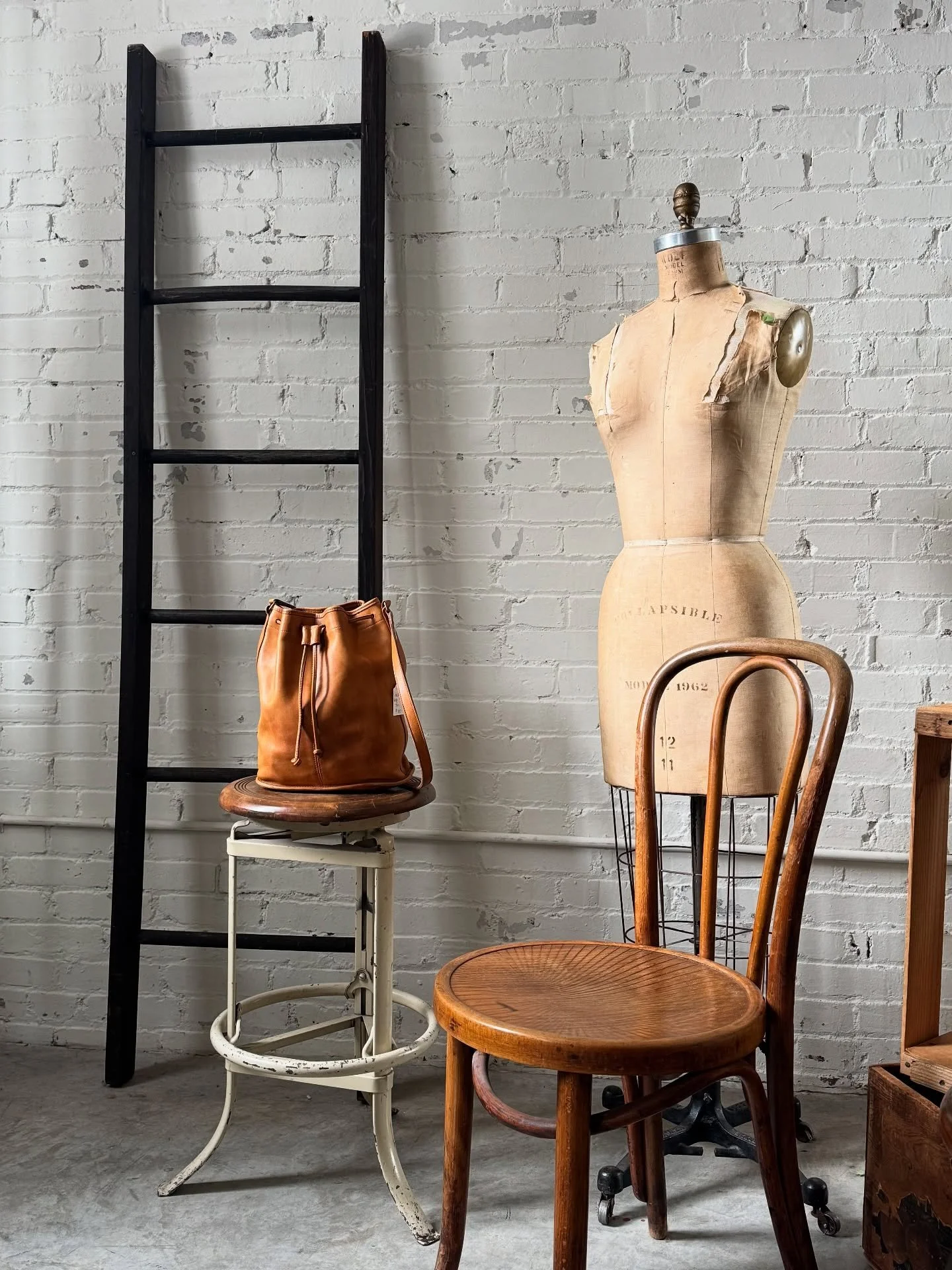 Vintage @coach bags have landed at @thegreenshagmarket in classic leather styles. The tan bucket bag is going for $140, and the black crossbody is $158. Get&rsquo;m while they last &hearts;️ Call the Shag or drop by 10-5 through Sunday. #begreenbuyvi
