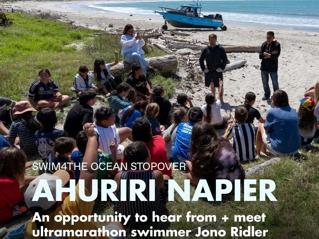 Ahuriri Welcomes Jono Ridler’s Epic Ocean Swim