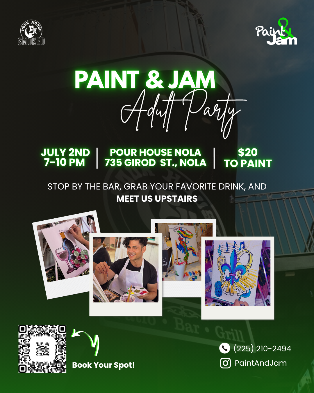 Pour House NOLA Paint And Jam