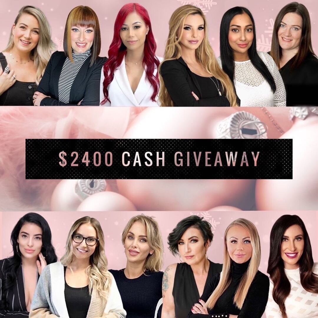 🎁 $2400 CASH GIVEAWAY 🎁 ⠀
Myself and 11 other boss babes wanted to end 2020 with some positivity so we have teamed up to bring you this amazing cash giveaway of $2400 plus a $200 Gift Code to @hyvebeauty 
⠀⠀⠀⠀⠀⠀⠀
Here's how to enter: ⠀⠀⠀⠀⠀⠀⠀
⠀⠀⠀⠀⠀⠀