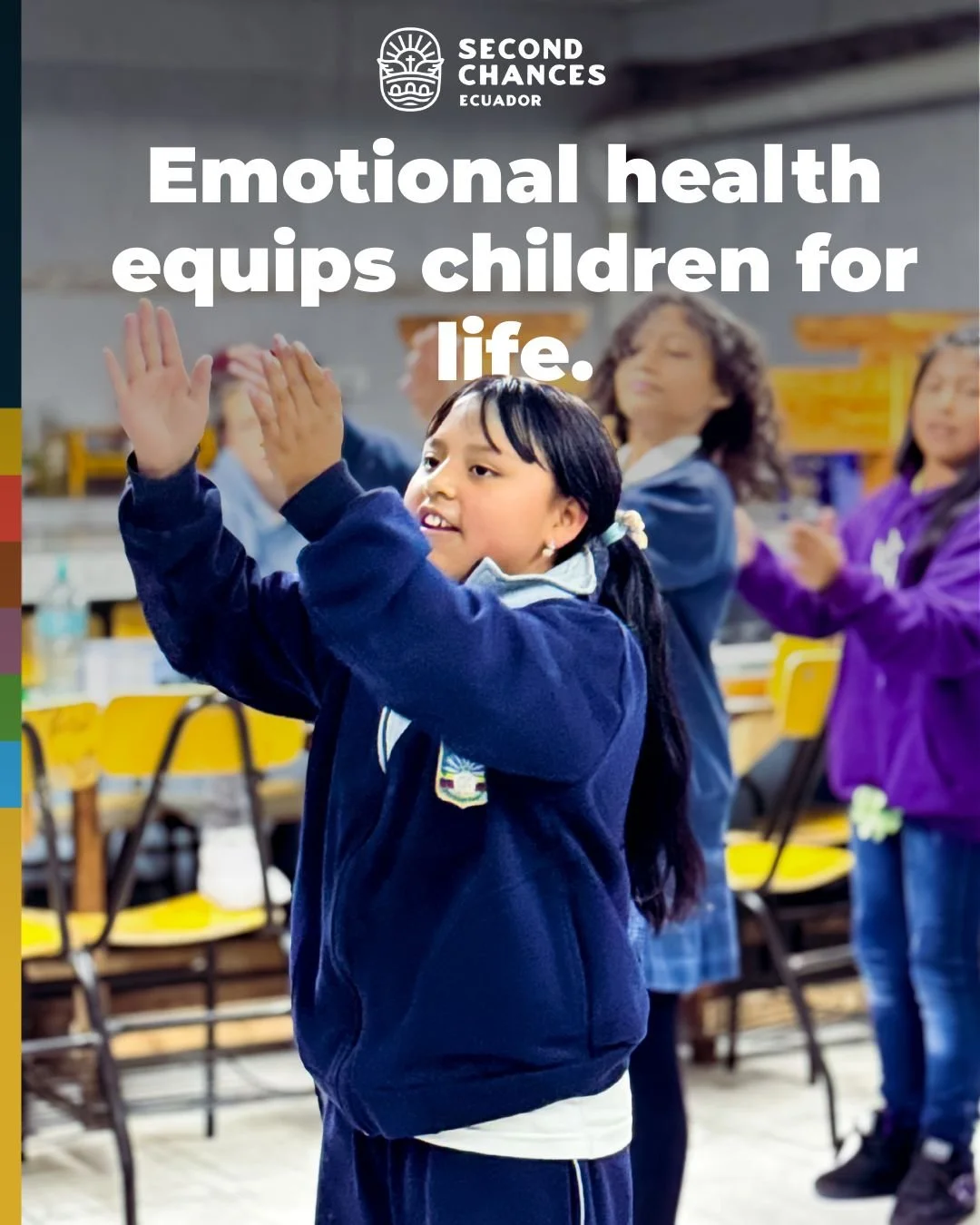 Mental health is foundational for a child&rsquo;s development.

By equipping children and families with emotional tools, we help them navigate challenges with resilience, confidence, and hope.

Your support allows healing to begin at home and grow in