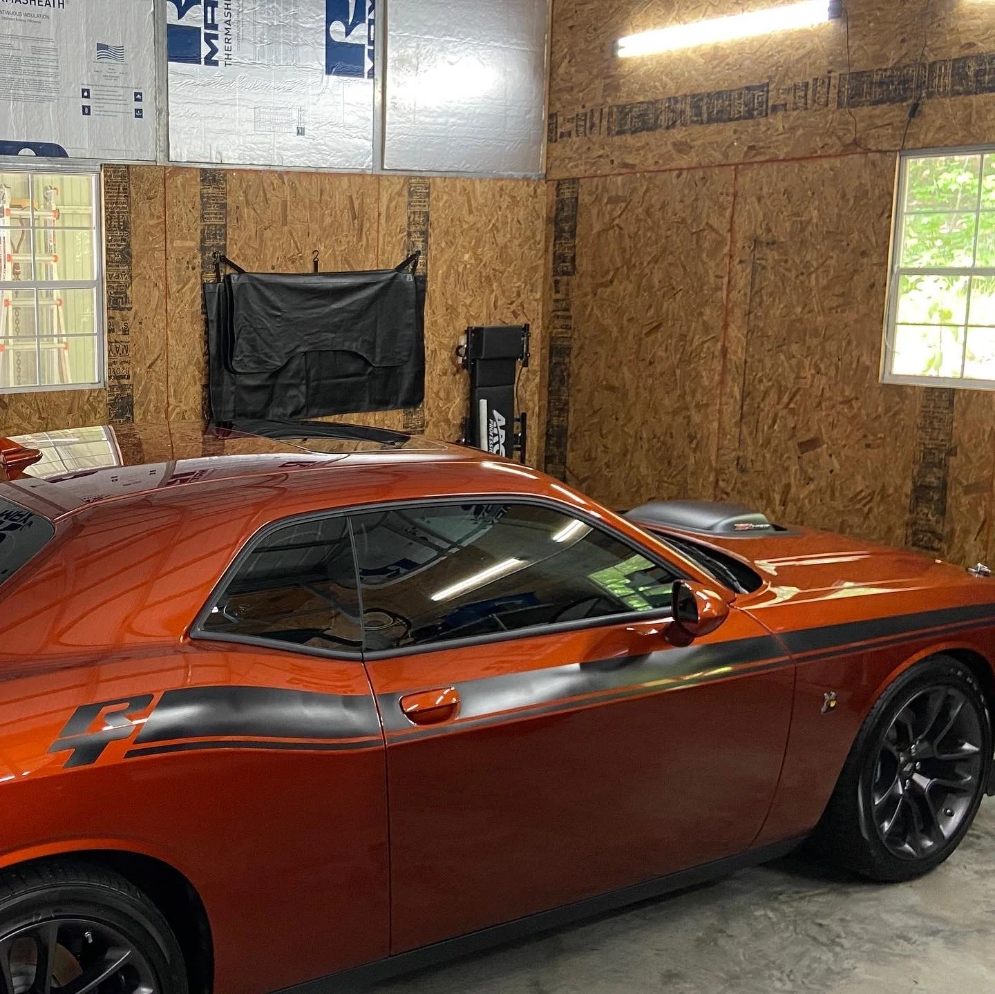Ceramic Coating on this 2022 Scat Pack Challenger Located in Sunset, South Carolina