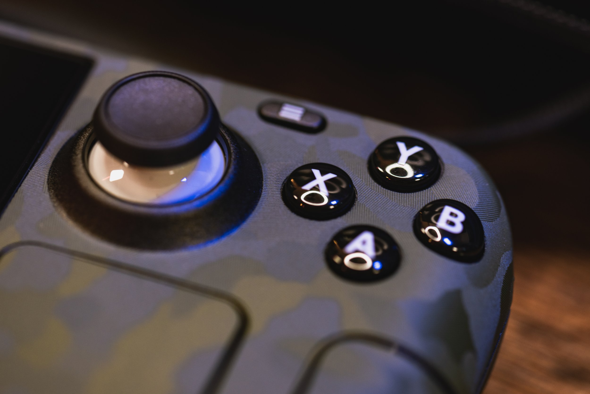 Steam Deck Green Camo dbrand Skin