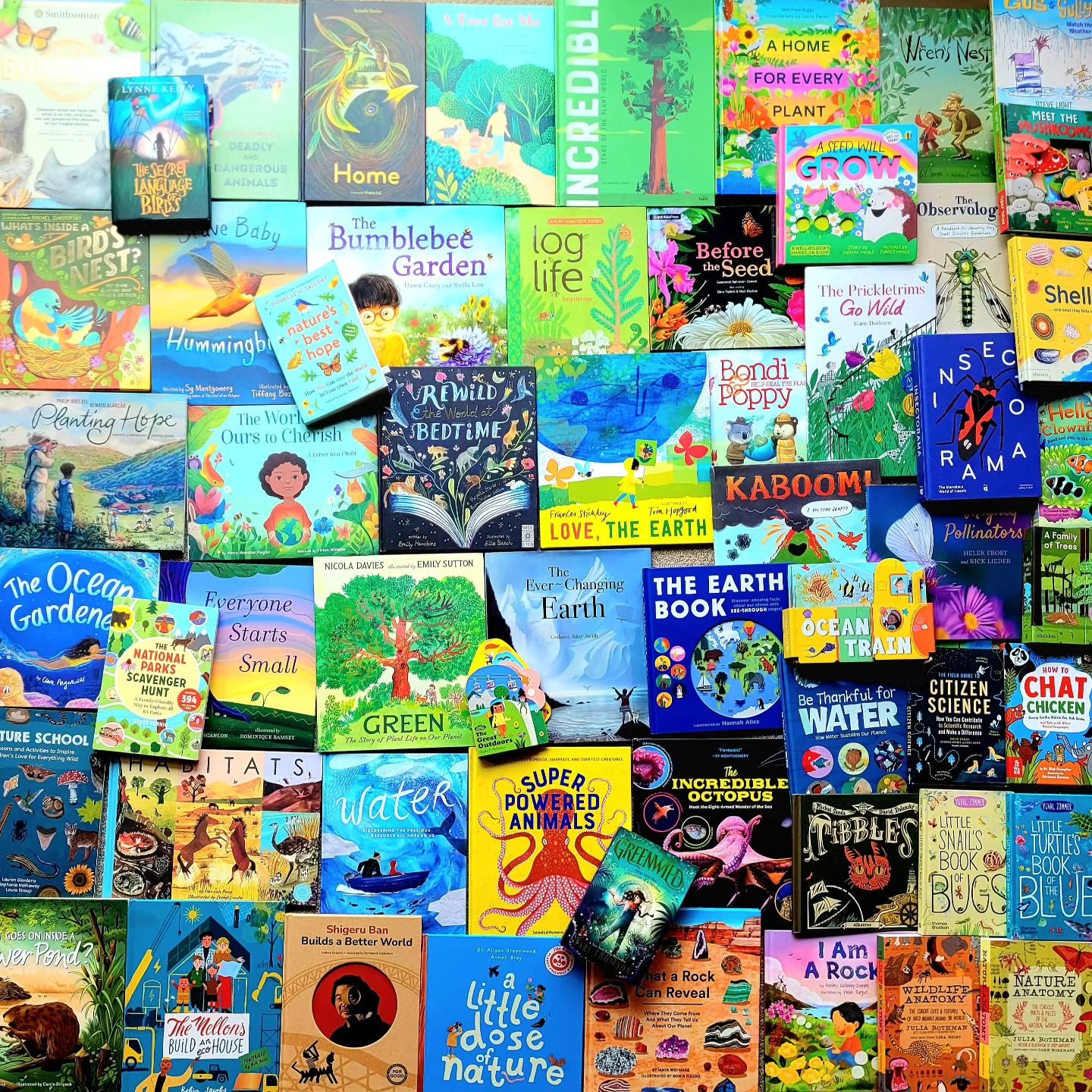 💚💙Happy official Earth Day! Which book from this collection would you like to read? 

🌎🌏🌍No matter how you spend today or this month celebrating our earth, books always make an excellent addition to learn new information and ideas from and to in