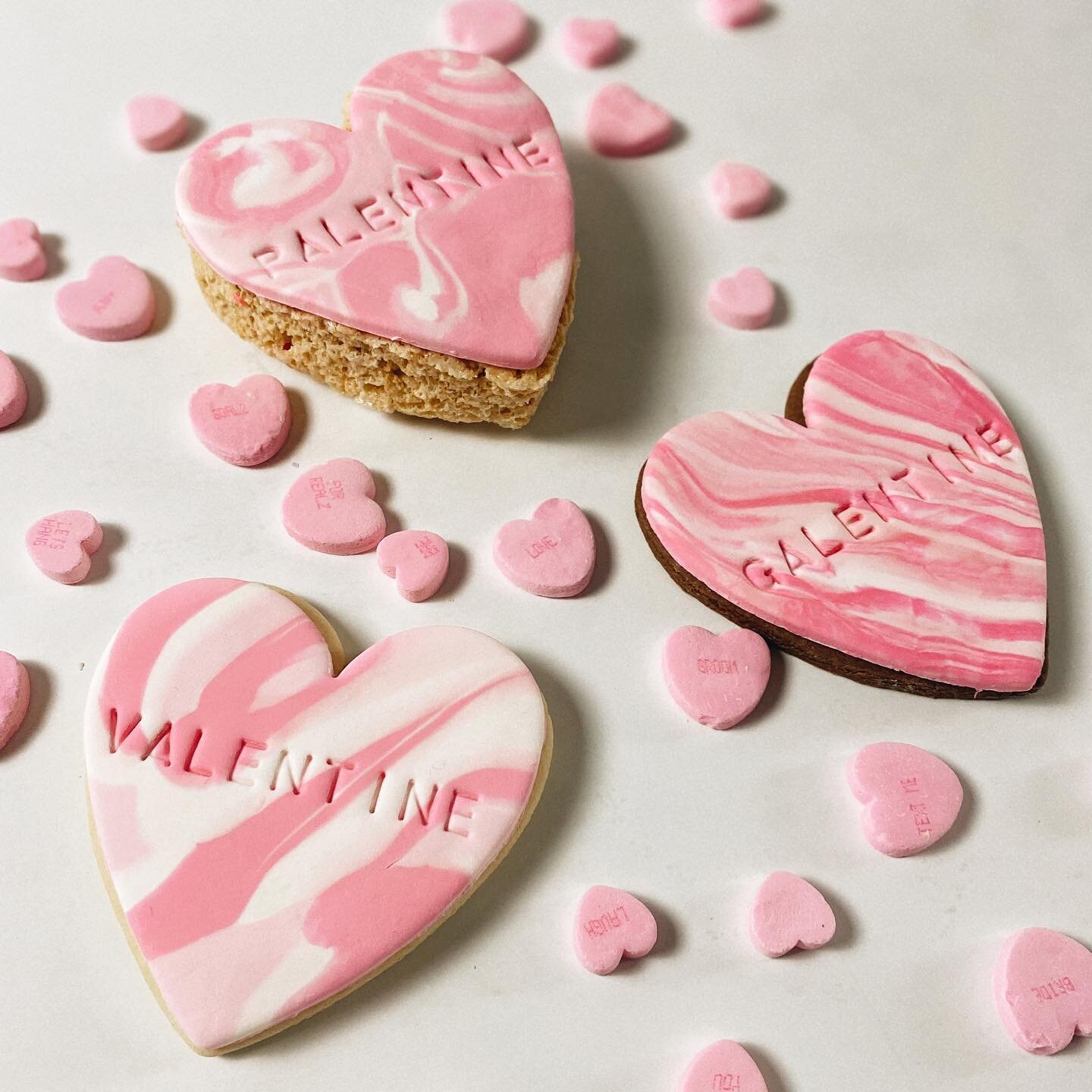 Valentine, Palentine, &amp; Galentine! So much sweetness to go around! #bolotiebaker #customvalentinecookies #customsarasotacookies #custombradentoncookies #valentine #galentine #palentine