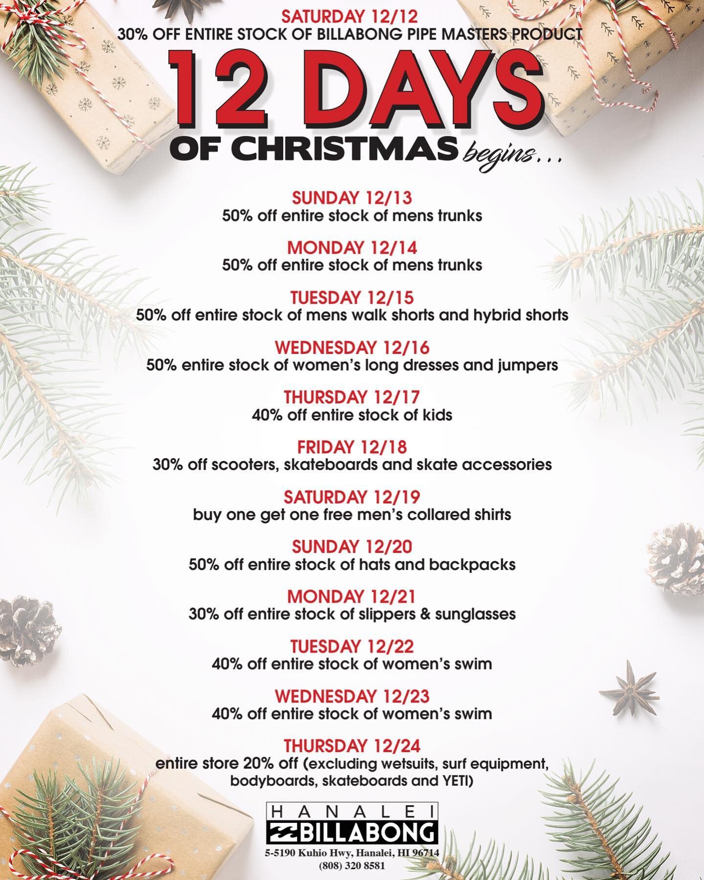 12 Days of Christmas Sale Starts tomorrow! See you there ❤️🎄 🎁