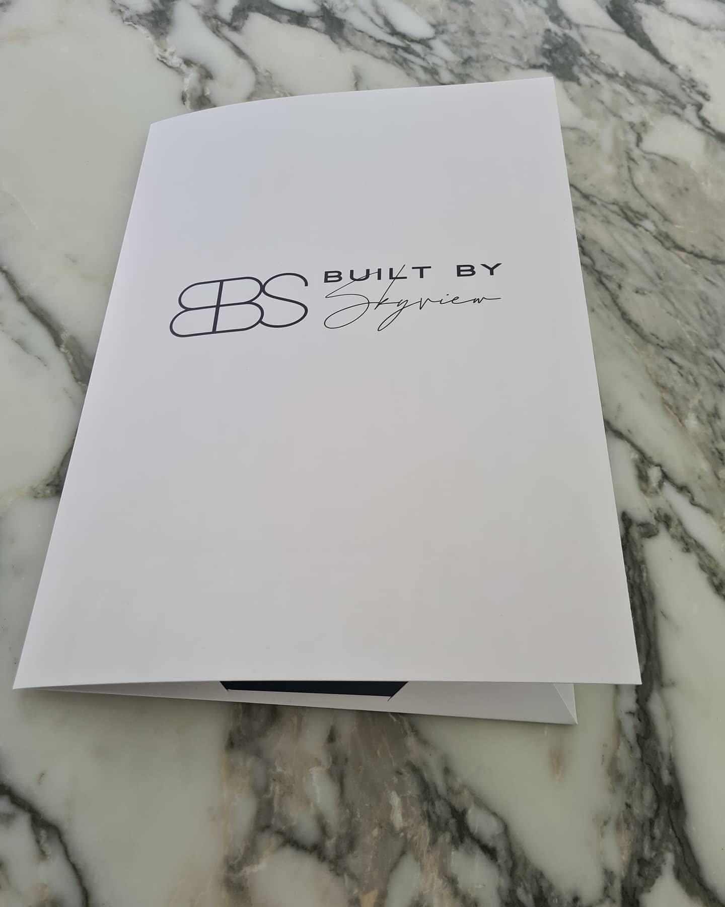 New BBS folder ready for all of our wonderful clients.
#bbs #builtbyskyview #modernhome #designerhome #builder 
www.builtbyskyview.com.au 
1300 451 368