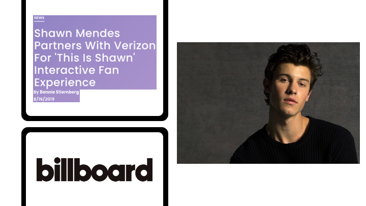 Shawn Mendes Partners With Verizon For 'This Is Shawn' Interactive Fan Experience