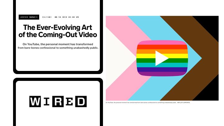 The Ever-Evolving Art of the Coming-Out Video