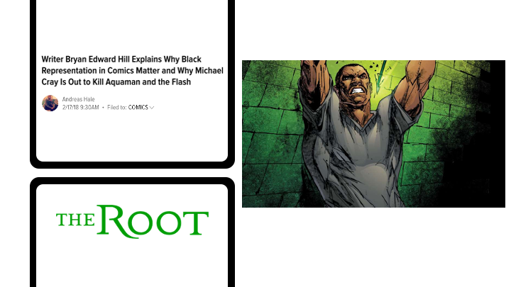 Writer Bryan Edward Hill Explains Why Black Representation in Comics Matter and Why Michael Cray Is Out to Kill Aquaman and the Flash