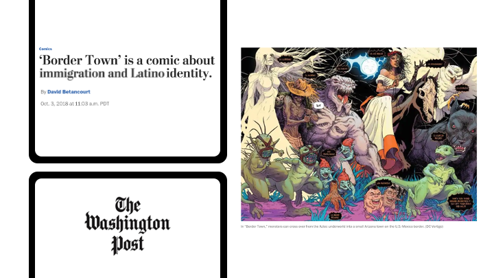 ‘Border Town’ is a comic about immigration and Latino identity. But it’s mainly about monsters.