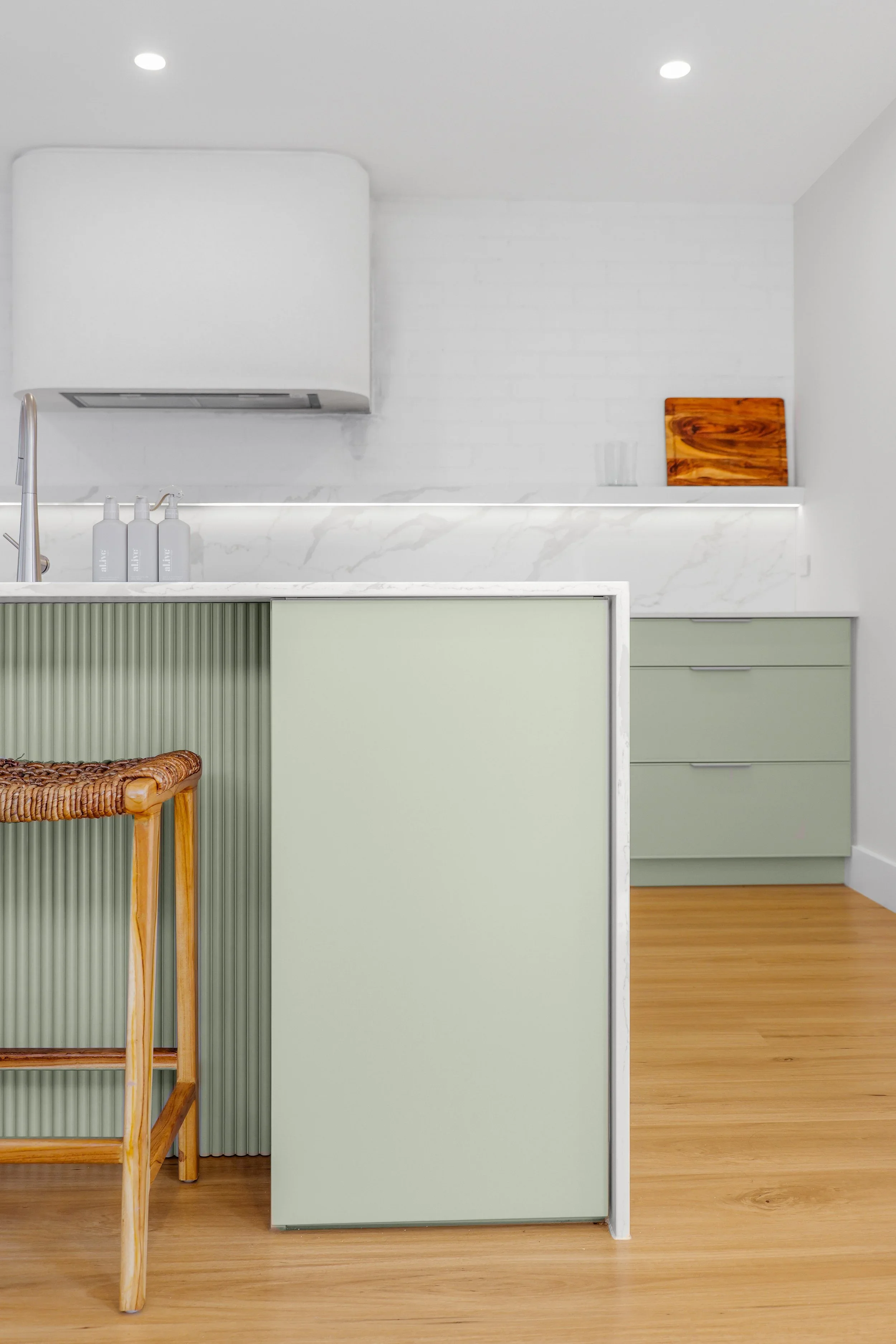 Kitchen inside the TAG Homes Oak Flats duplex