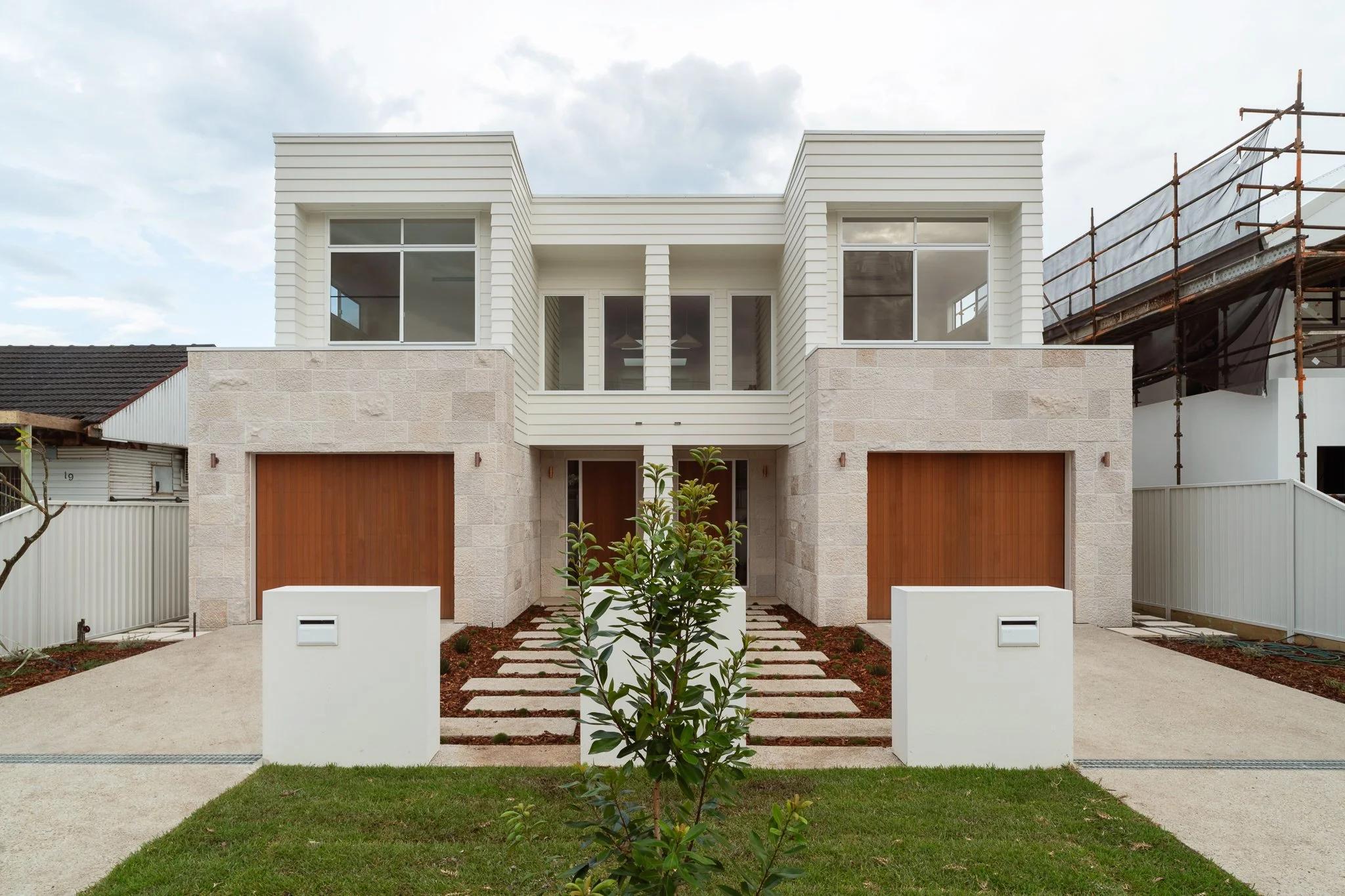 Towradgi duplex custom home build by TAG Homes Illawarra