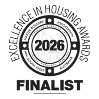 2026 Master Builders NSW Excellence in Housing Awards, state finalist. Towradgi duplex.