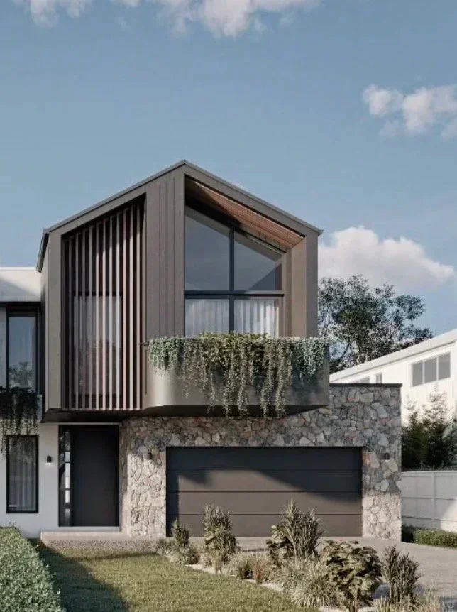 Duplex built by TAG Homes in Woonona, Wollongong