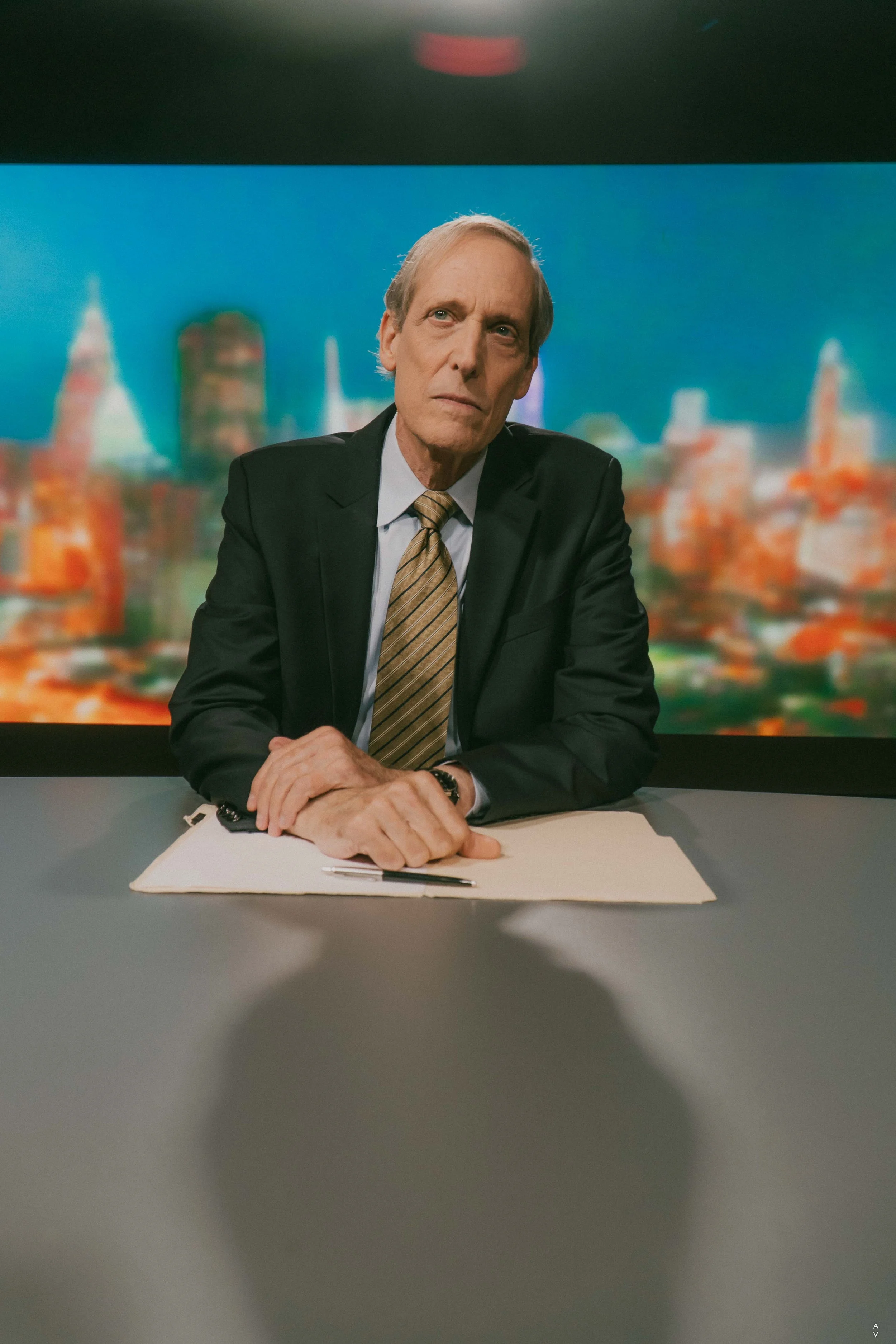 Bob Jaffe on set of "Disclosure", dir.: Alex Valderana