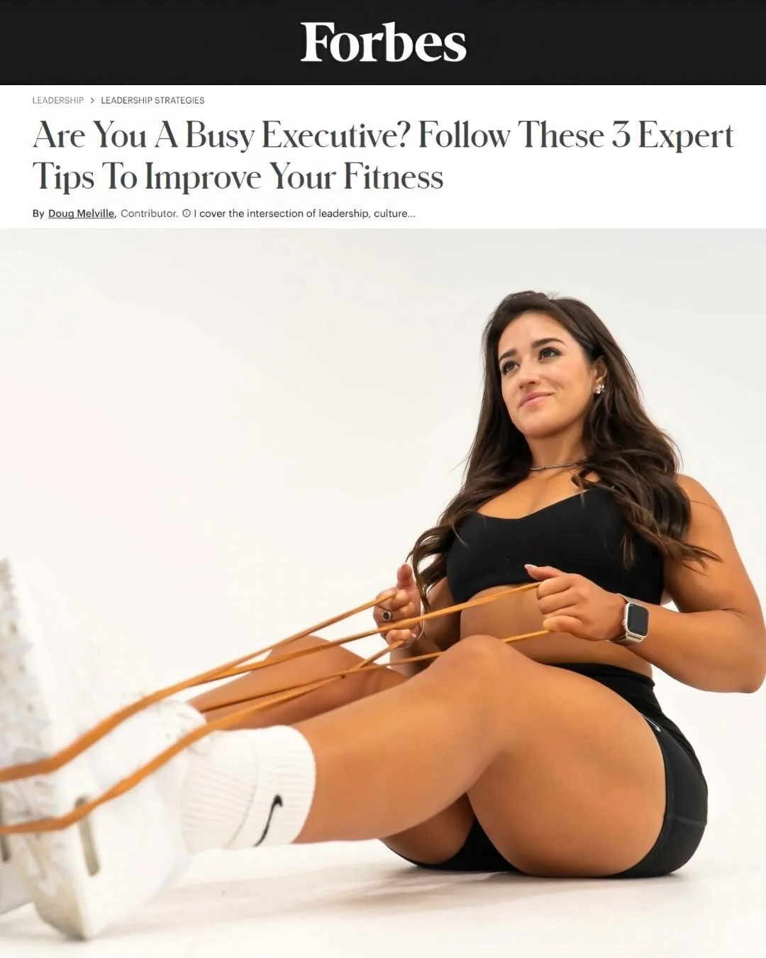 Featured in FORBES, w/Lauren St. Louis, 01/26