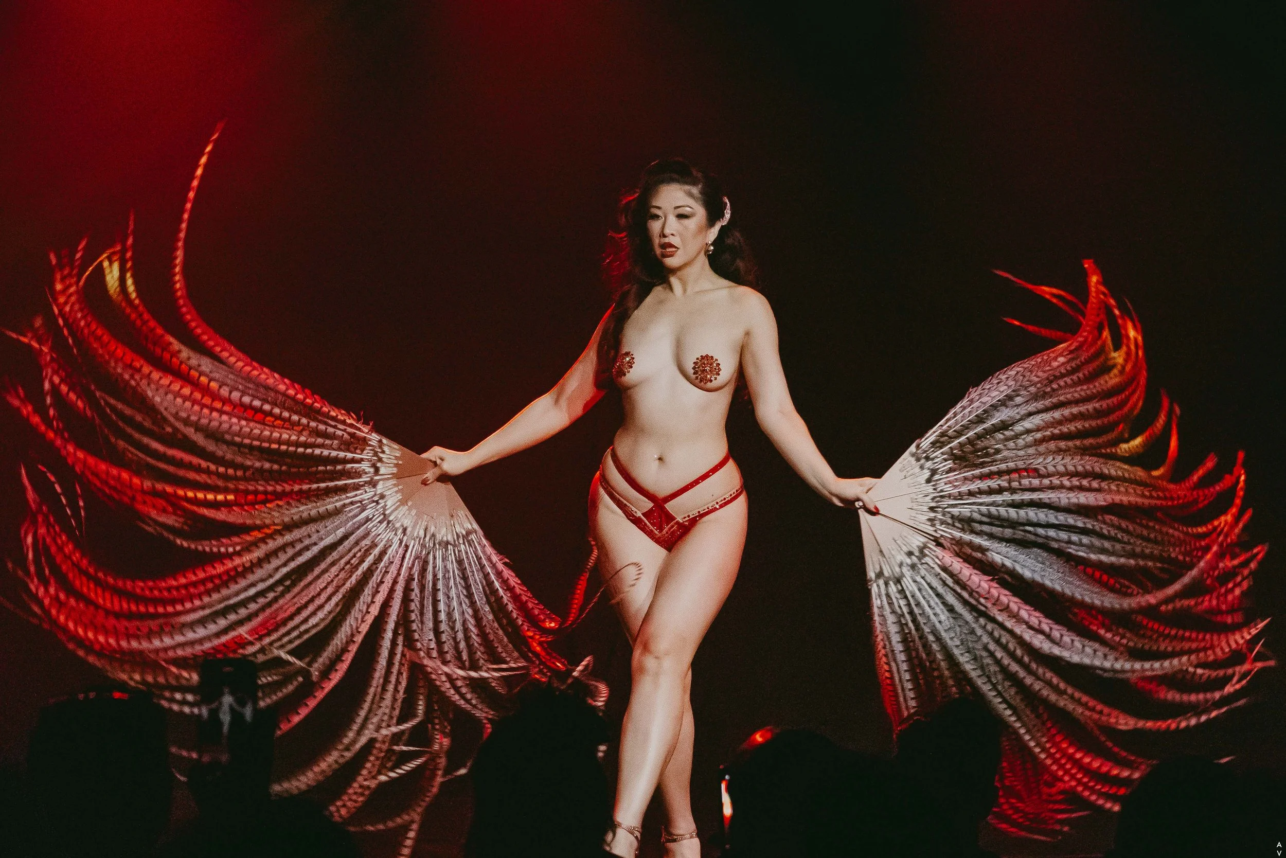 Empress Phoenix A'Blaze at The Asian Burlesque Festival 2025
