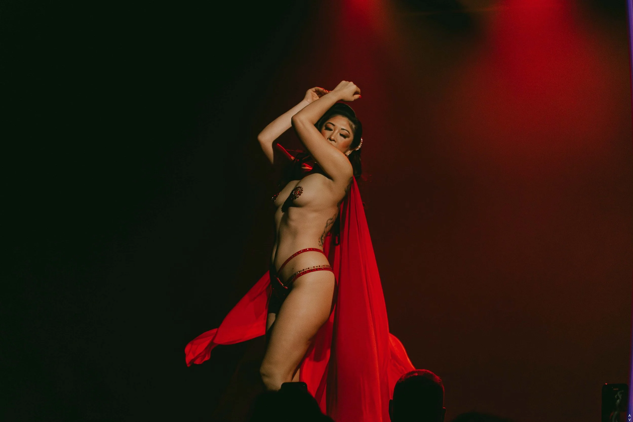Empress Phoenix A'Blaze at The Asian Burlesque Festival 2025