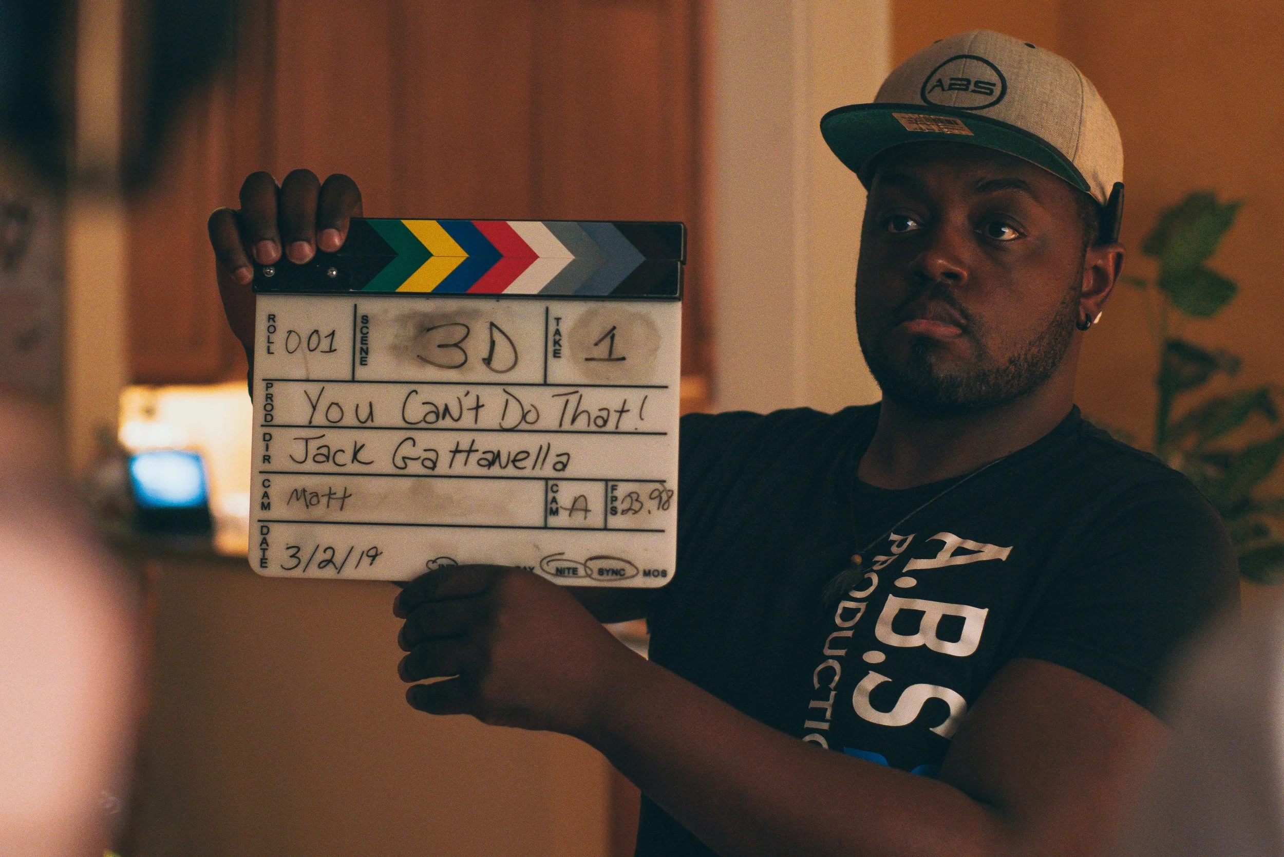 On set of "You Can't Do That", dir.: Jack Gattanella