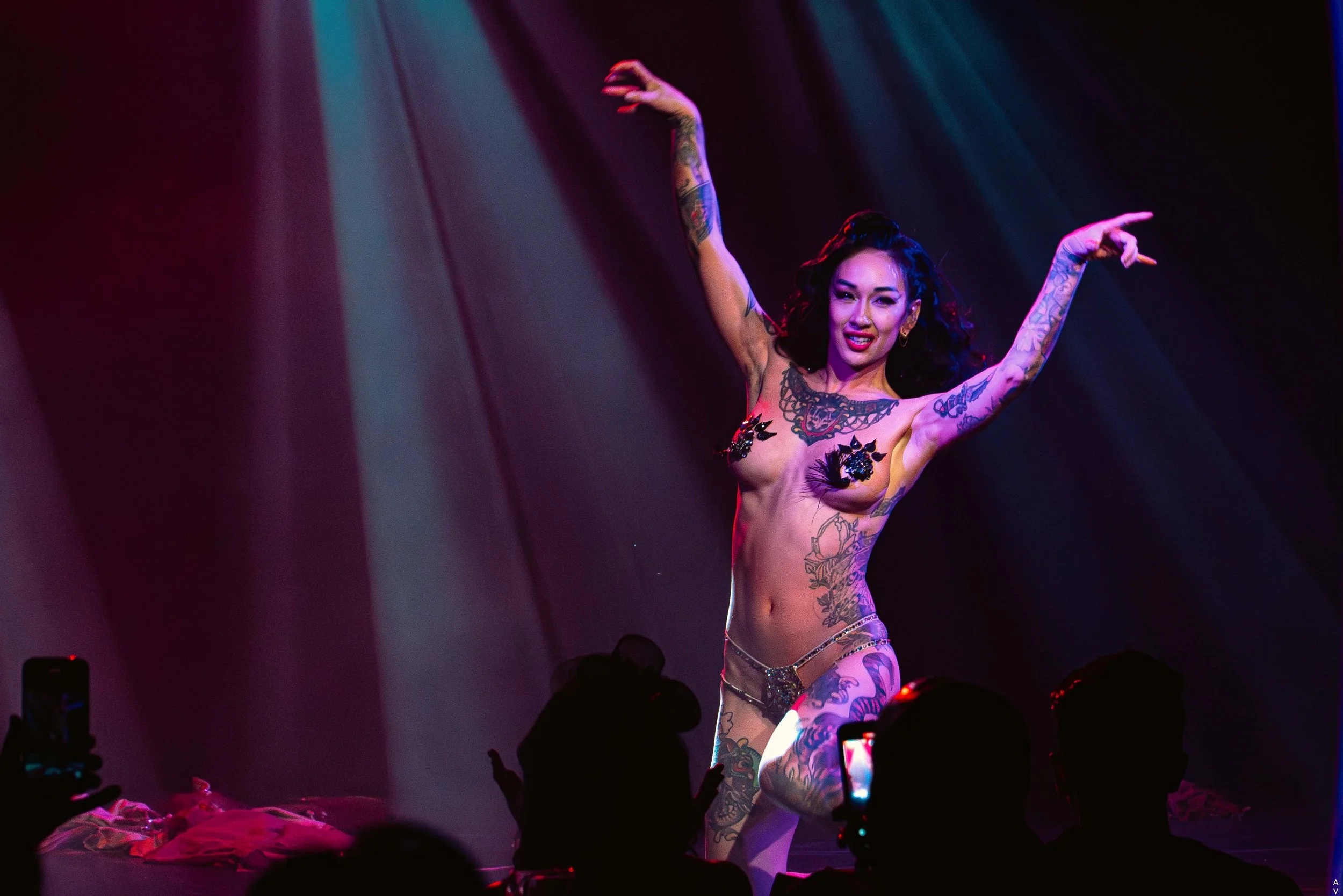 Frankie Fictitious at The Asian Burlesque Festival 2025