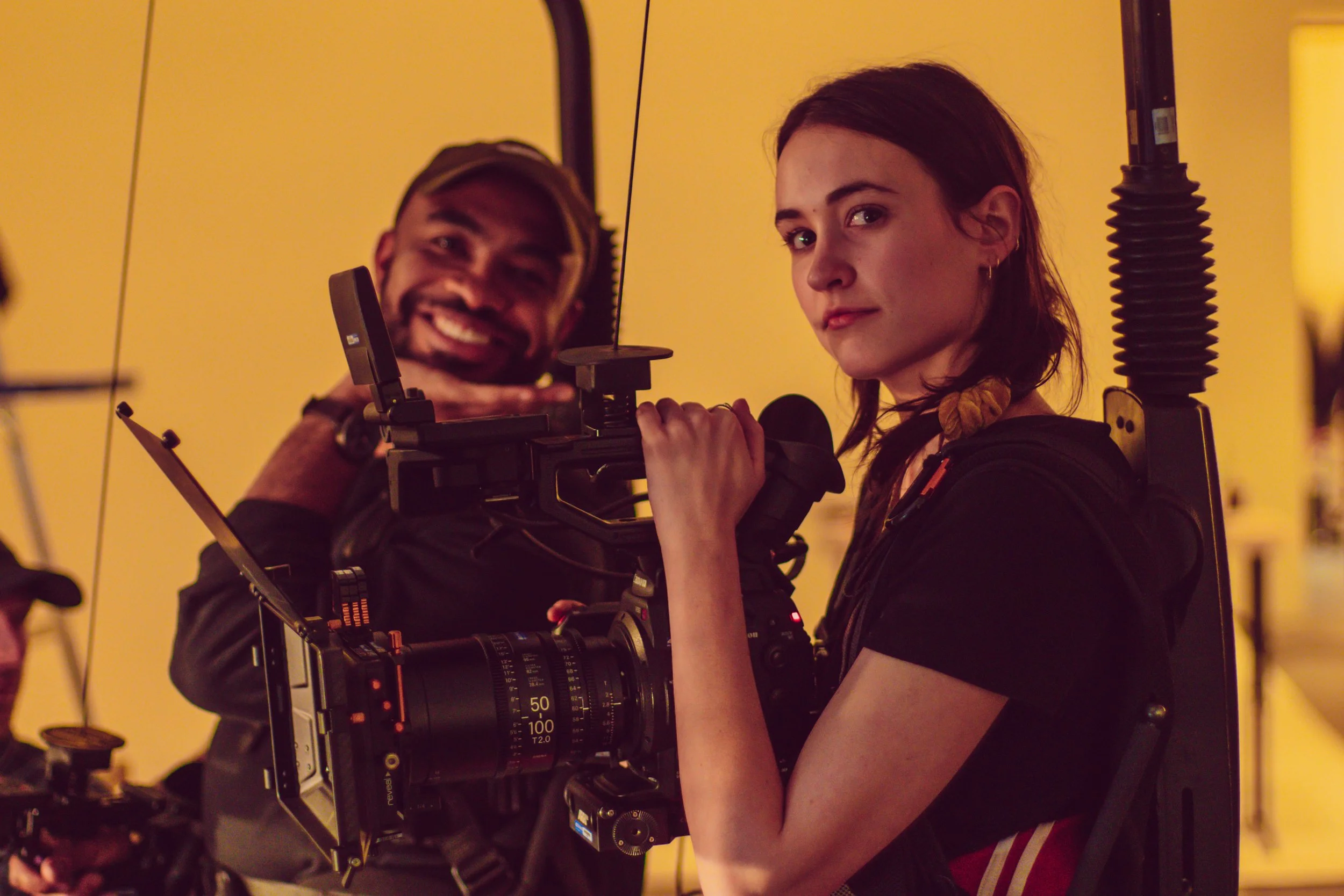 On set of "Breaking Glass" series, dir. Michael Hresko