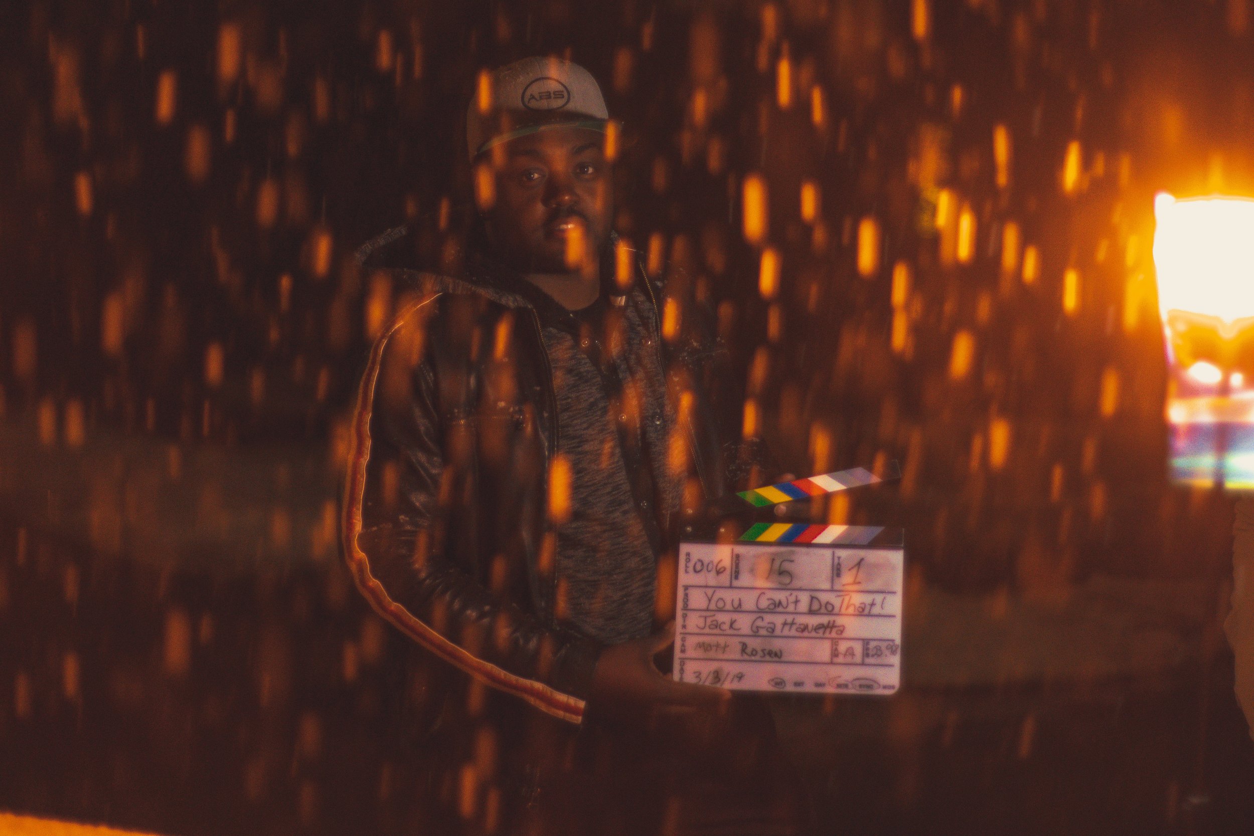 On set of "You Can't Do That", dir.: Jack Gattanella