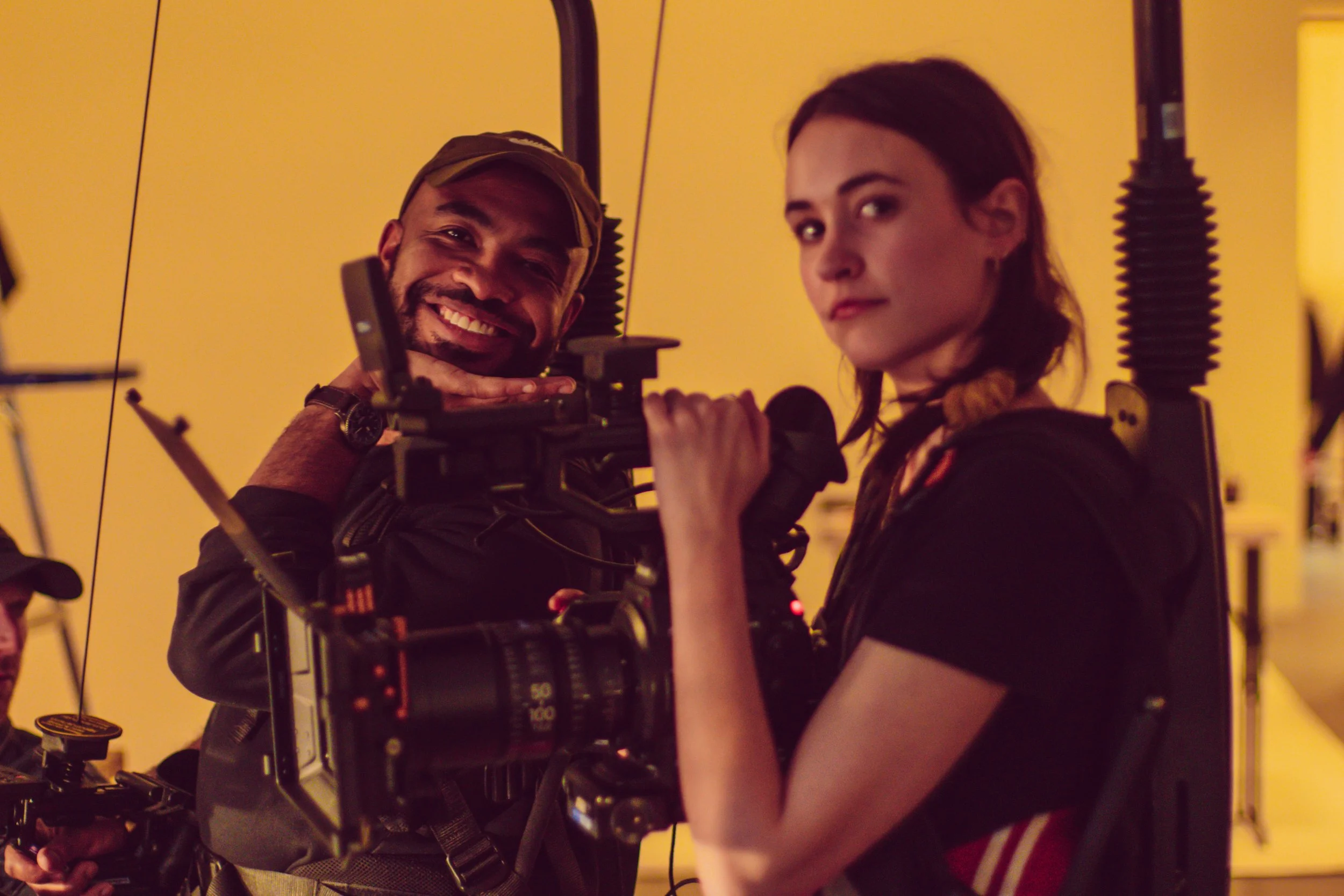 On set of "Breaking Glass" series, dir. Michael Hresko