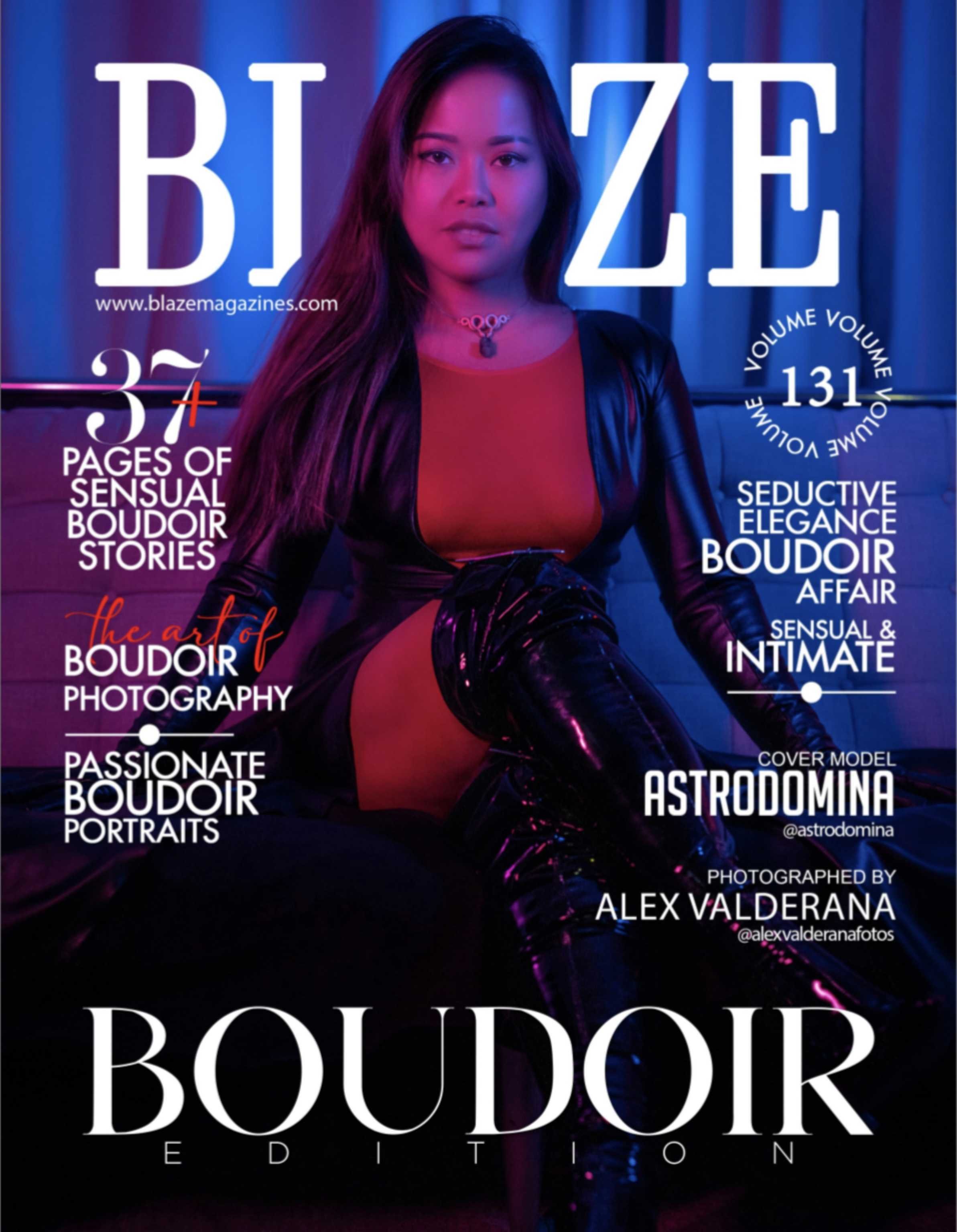 Blaze Magazine publication- issue #131 w/AstroDomina