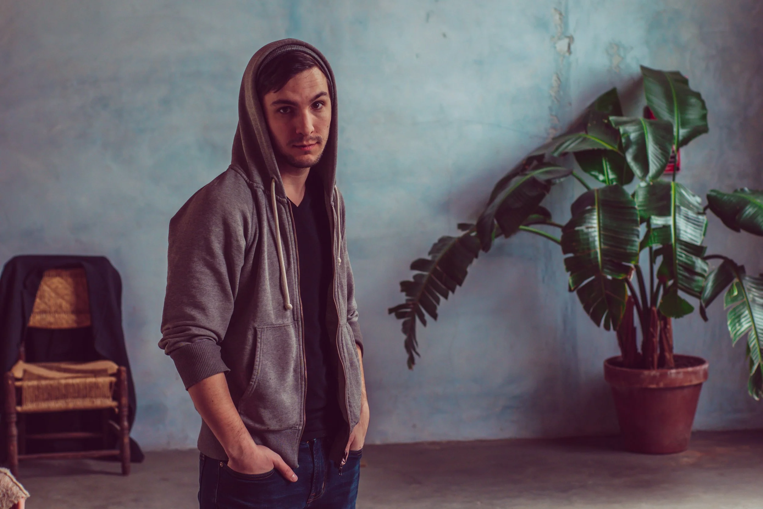 On set of "Breaking Glass" series, dir. Michael Hresko