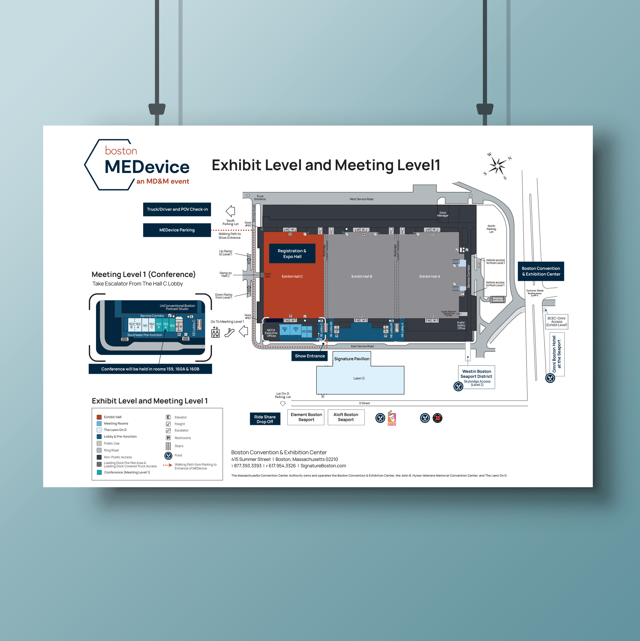 Boston Convention & Exhibition Center Venue Map for Attendees