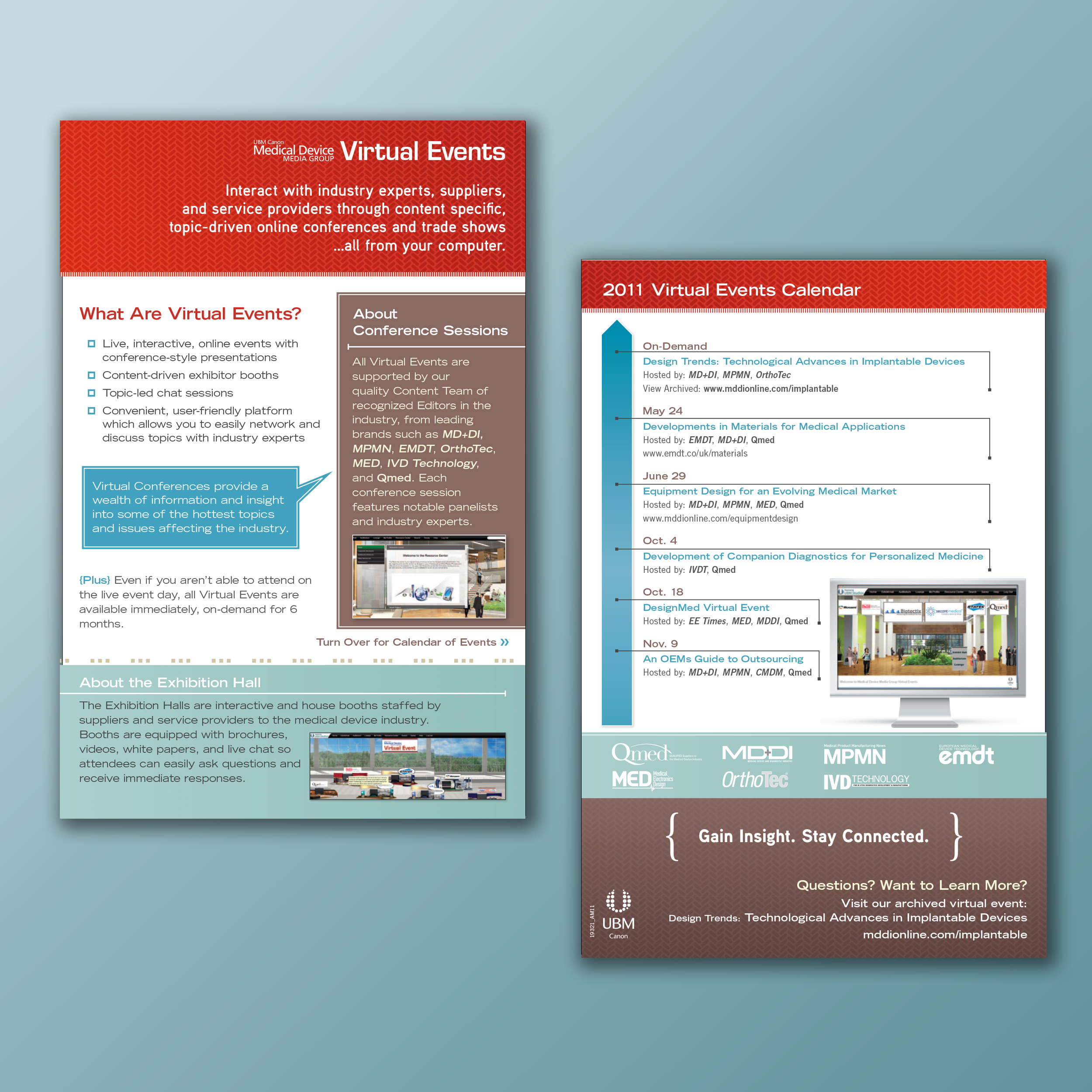 Postcard promoting an upcoming virtual event.