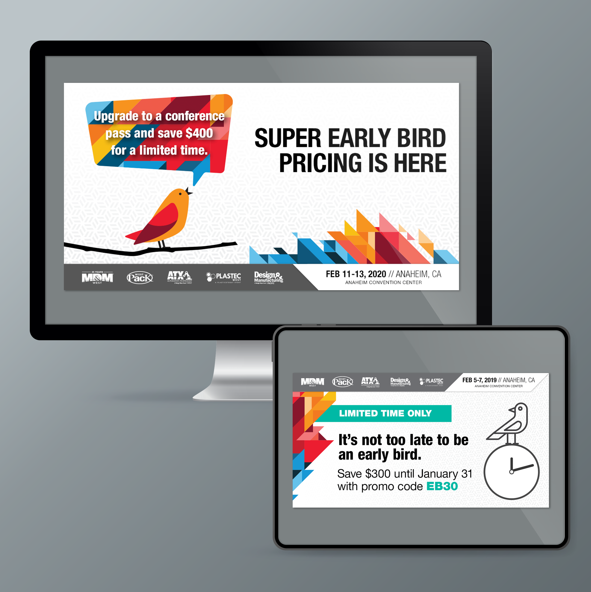 Digital Ads for MD&M Show: Early Bird Special