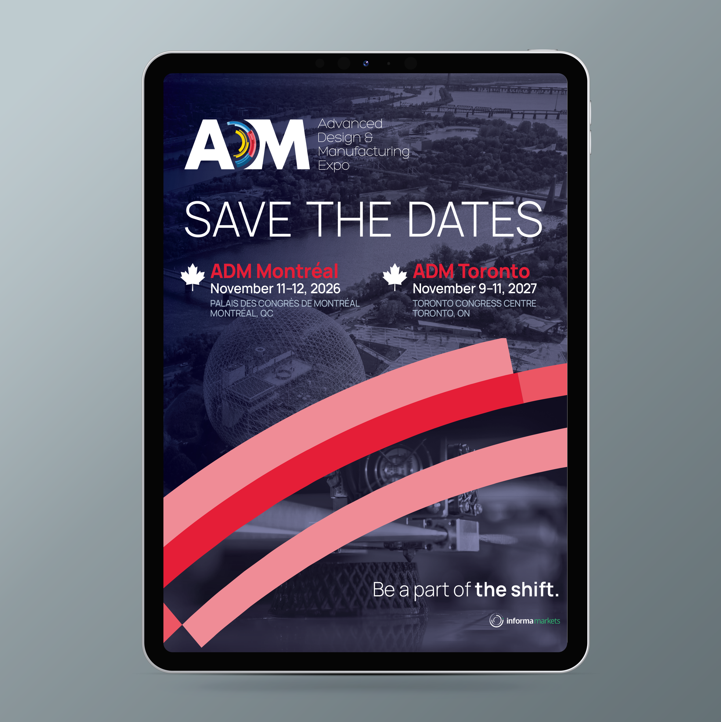 Digital Ad for Advanced Design & Manufacturing Expo