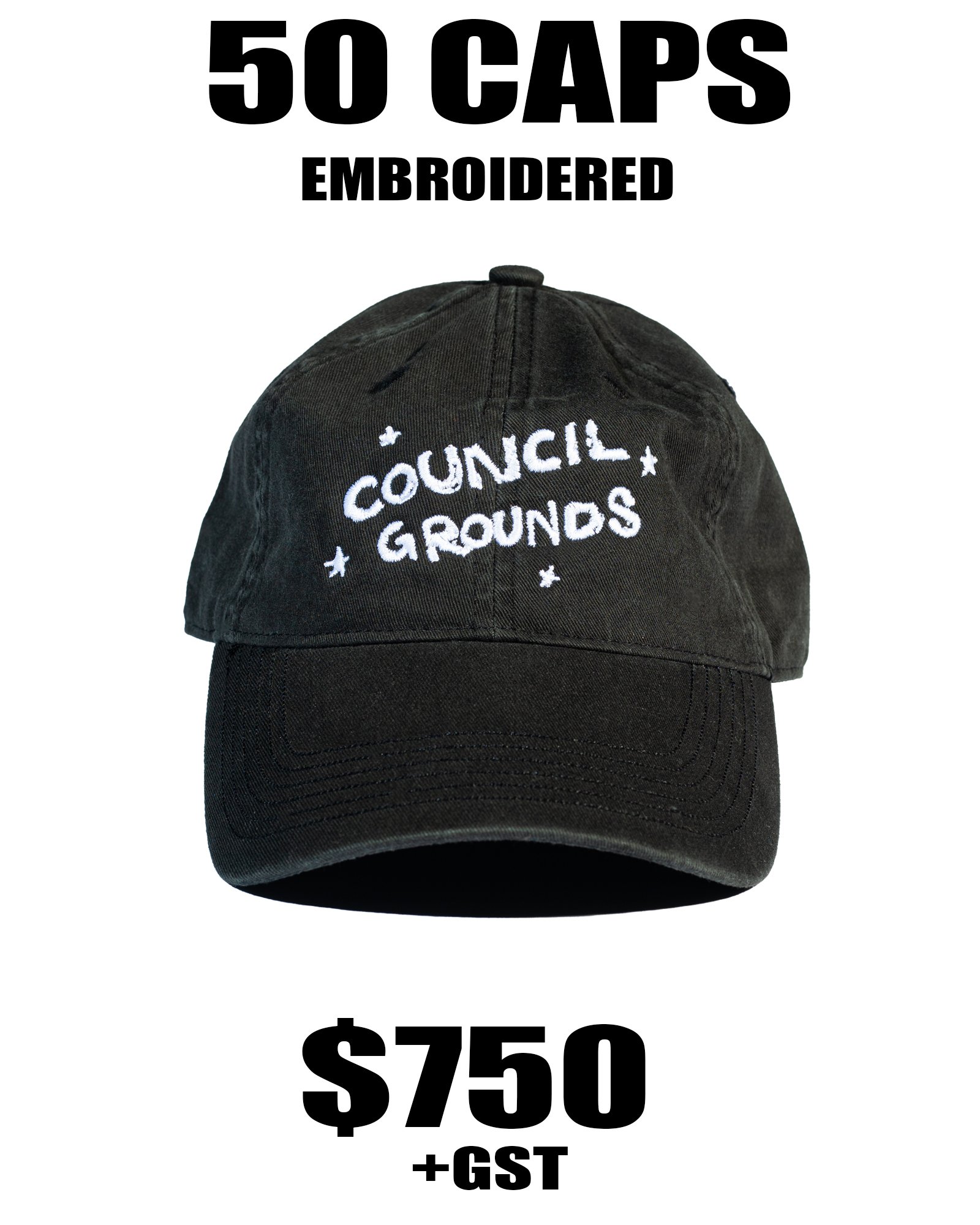 Affordable Custom band merchandise caps