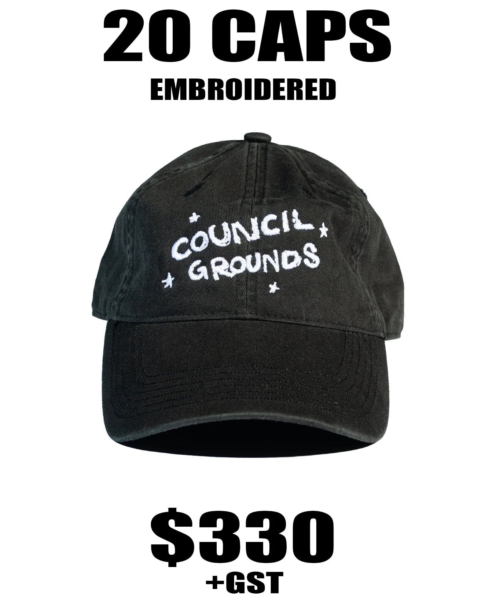 Affordable Custom band merchandise caps