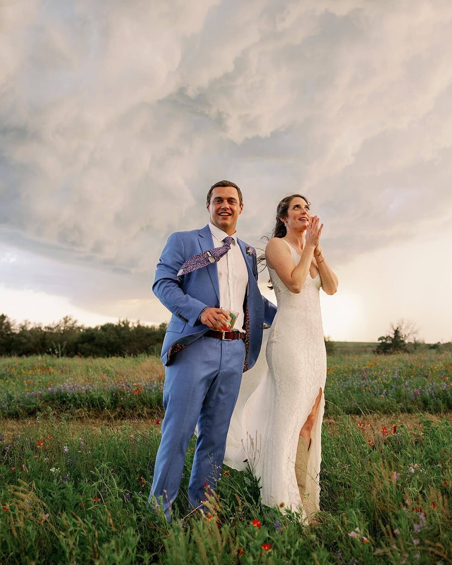 Epic skies and miles of wildflowers for Sarah and Tim