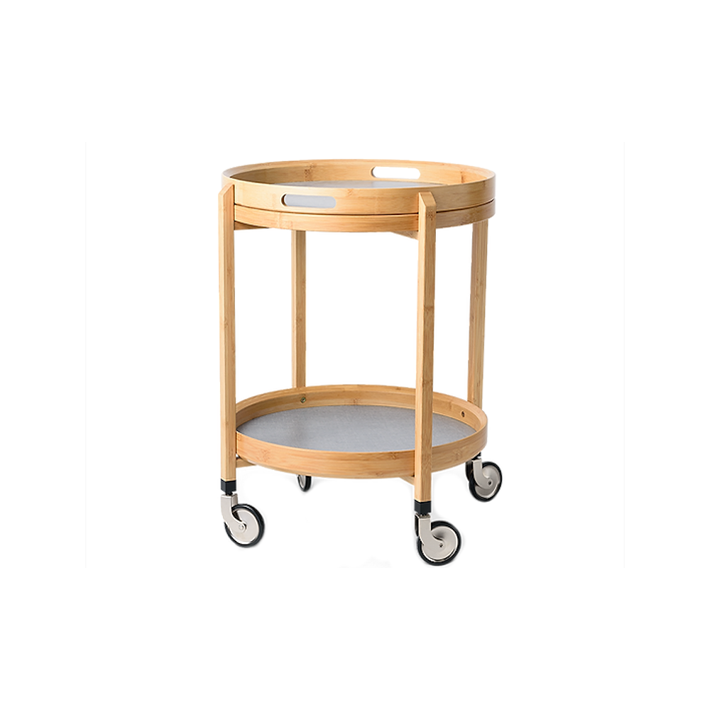 bar cart castors gudee bamboo — Studio One Furniture
