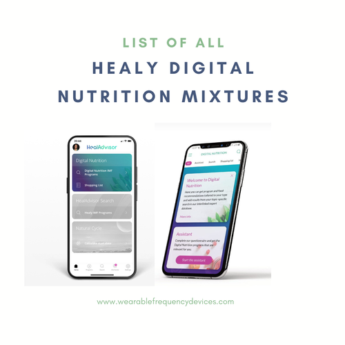 List of Healy Digital Nutrition Frequencies — Healy Frequency