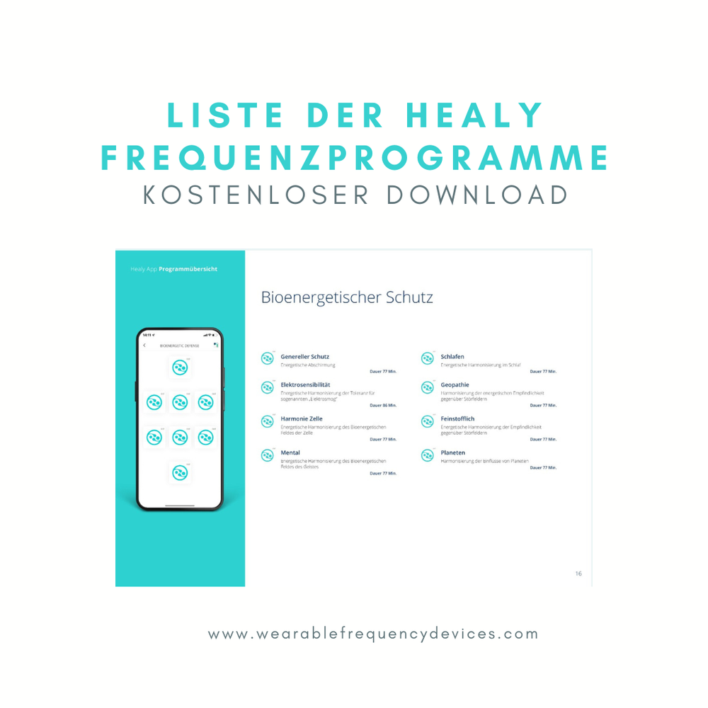 Full List of Healy Frequency Programs 2024 - German — Healy