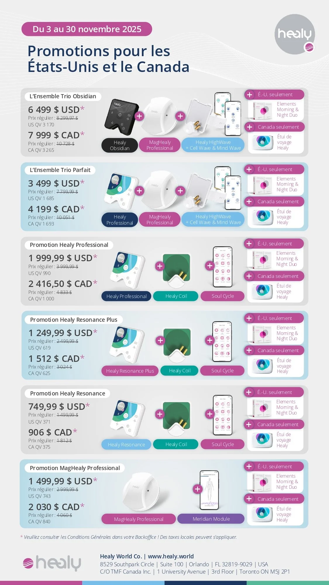 List of Black Friday Promotions and Prices in Canada