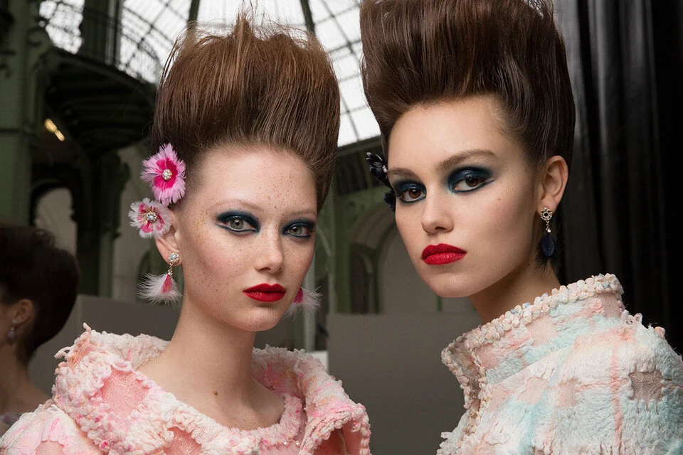 CHANEL’S COUTURE HAIR WAS AN UNEXPECTED MIX OF BOWIE’S BLITZ KIDS AND 18TH CENTURY ROMANCE, Grazia Magazine