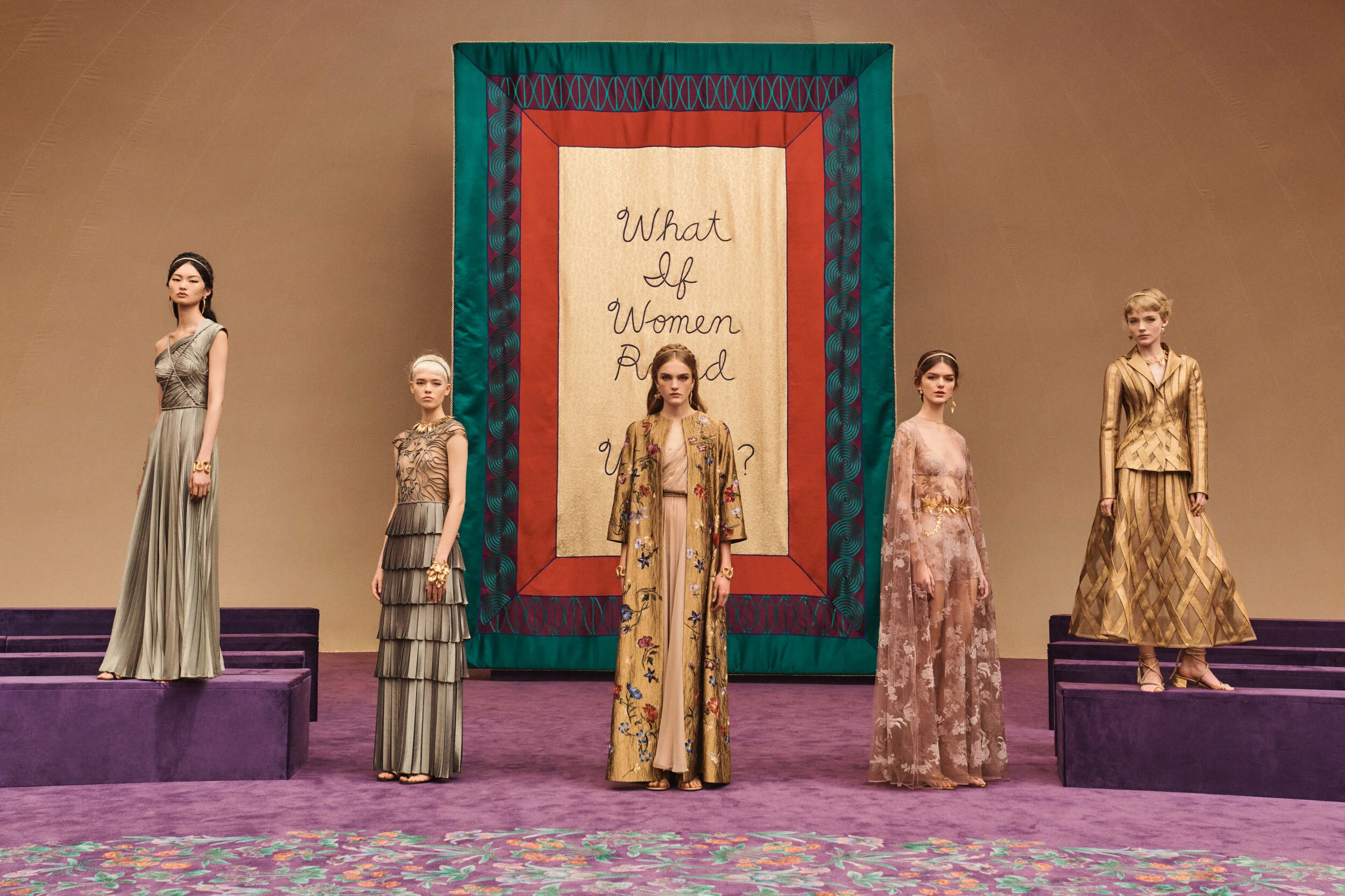 
“WHAT IF WOMEN RULED THE WORLD?” DIOR’S GOLDEN HOPE FOR FEMININITY AND FASHION, Grazia Magazine