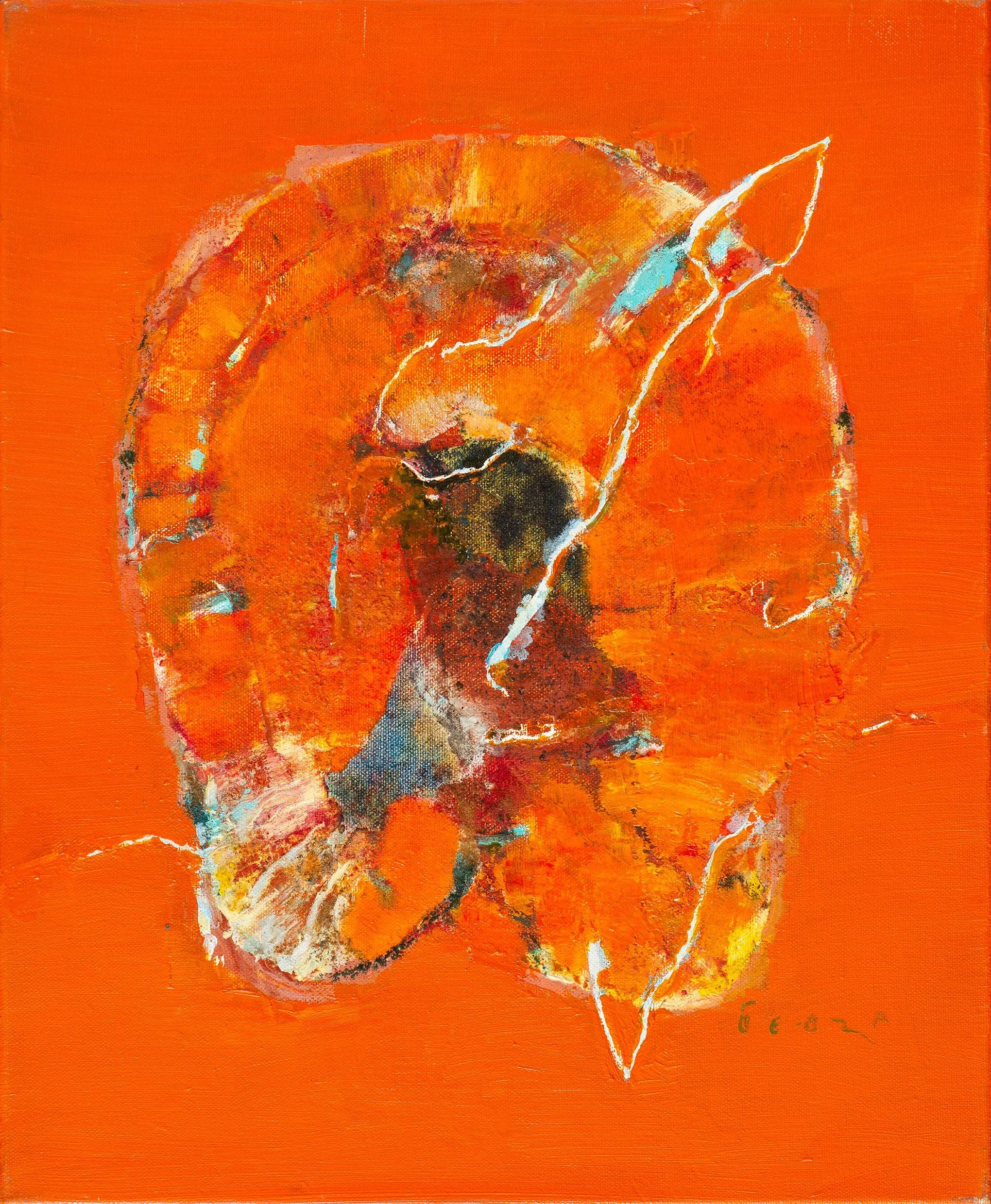 The prophecy of the original. 2023, oil on canvas, 55х45 cm