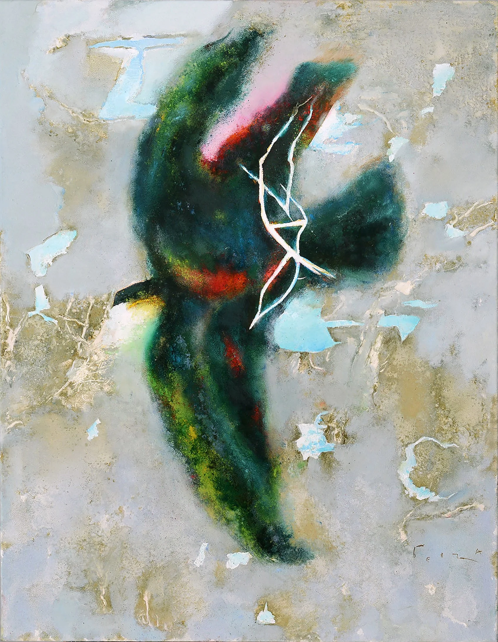 Daily efforts. 2024, oil on canvas, 110х85 cm