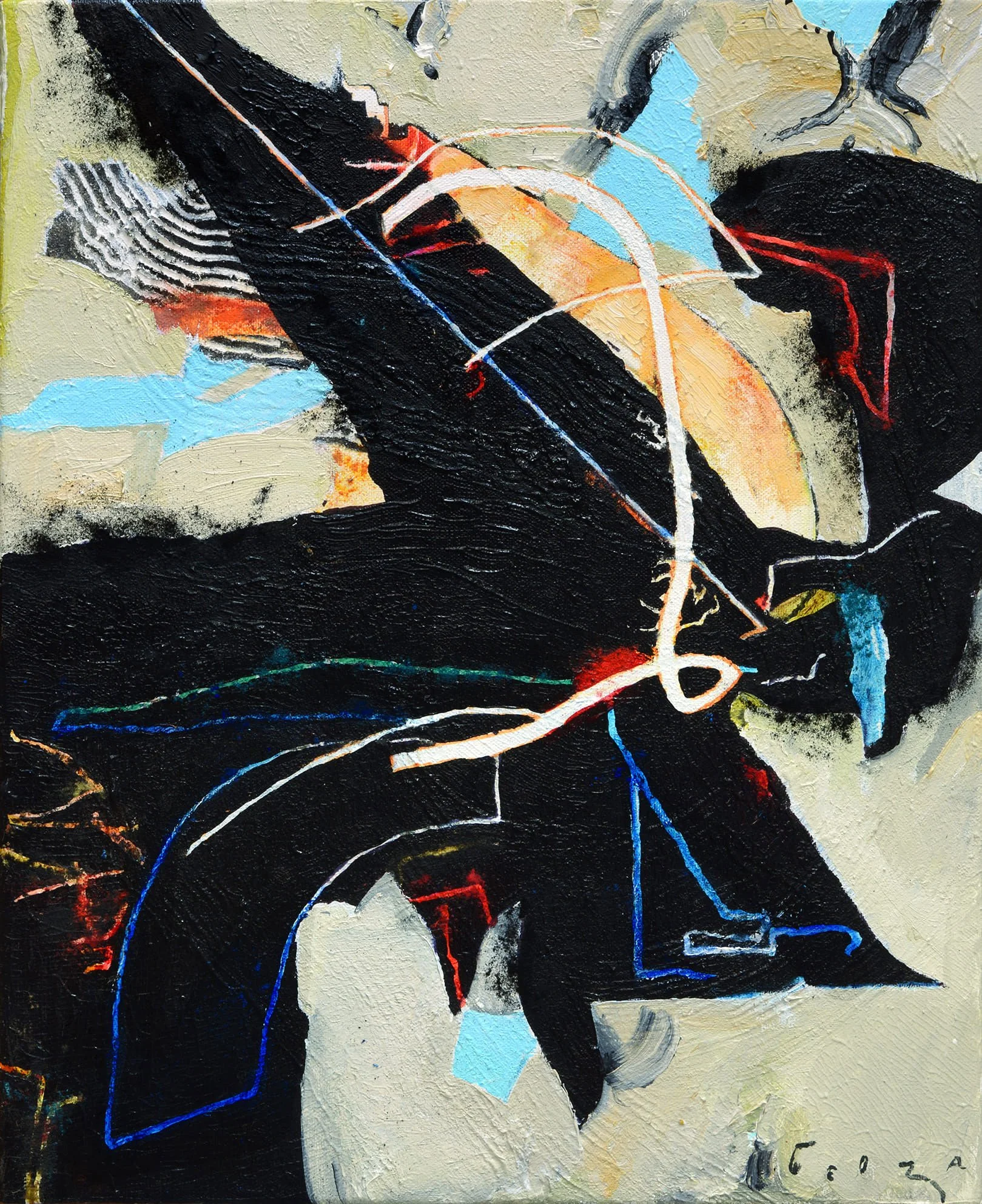 Thoughts. 2024, oil on canvas, 55х45 cm