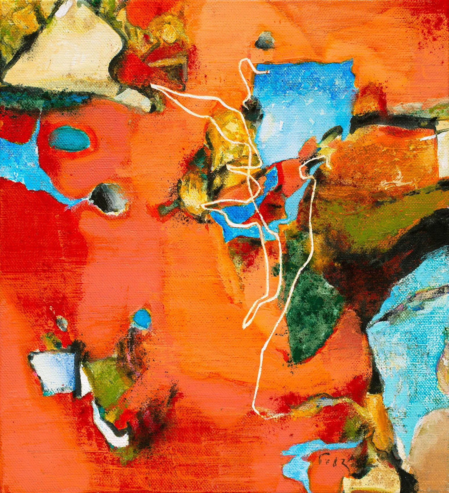 A well for the thirsty. 2025, oil on canvas, 55х50 cm
