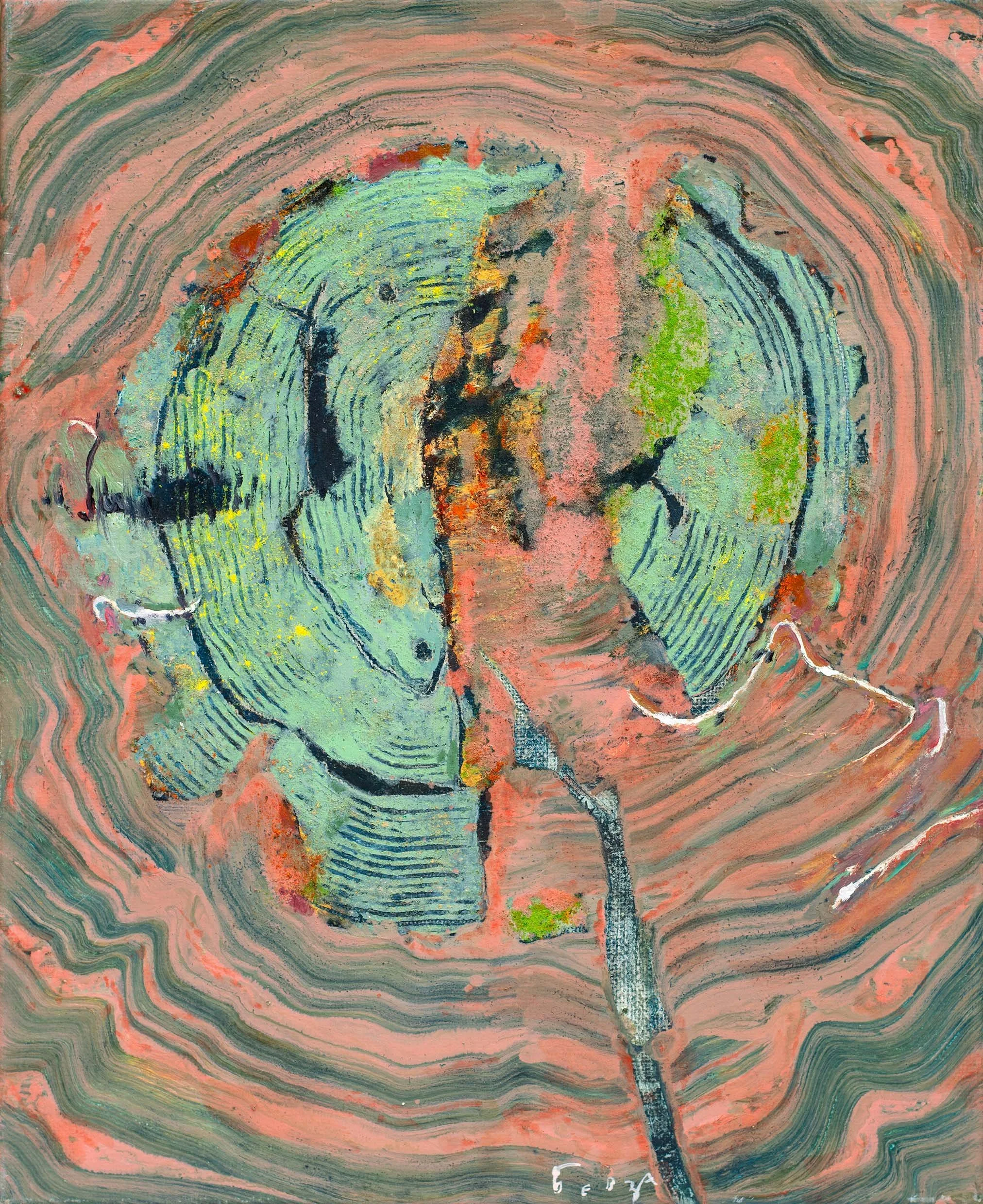 Flow space. 2023, oil on canvas, 55х45 cm