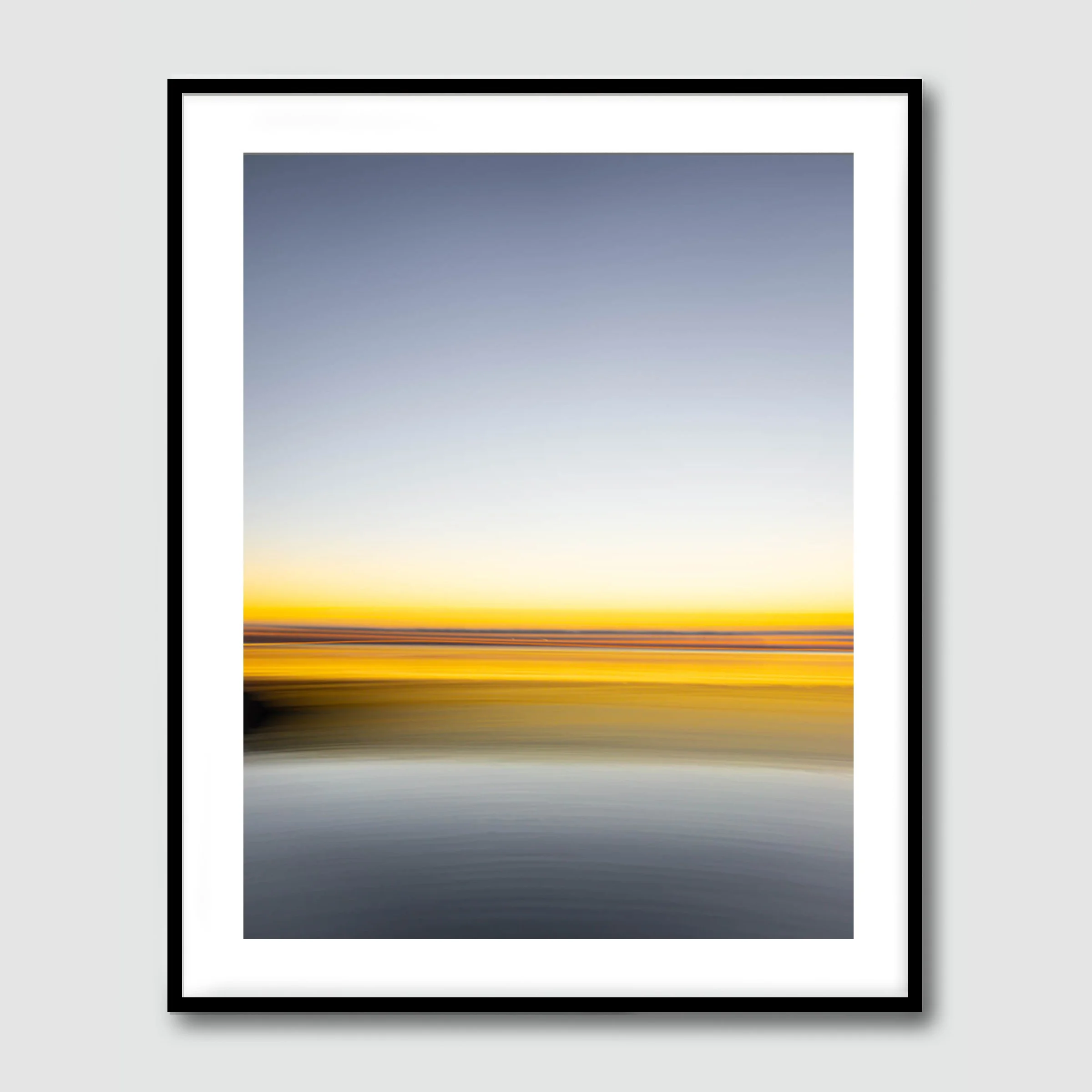 Black Frame 40x50 Hahnemühle Print with white border